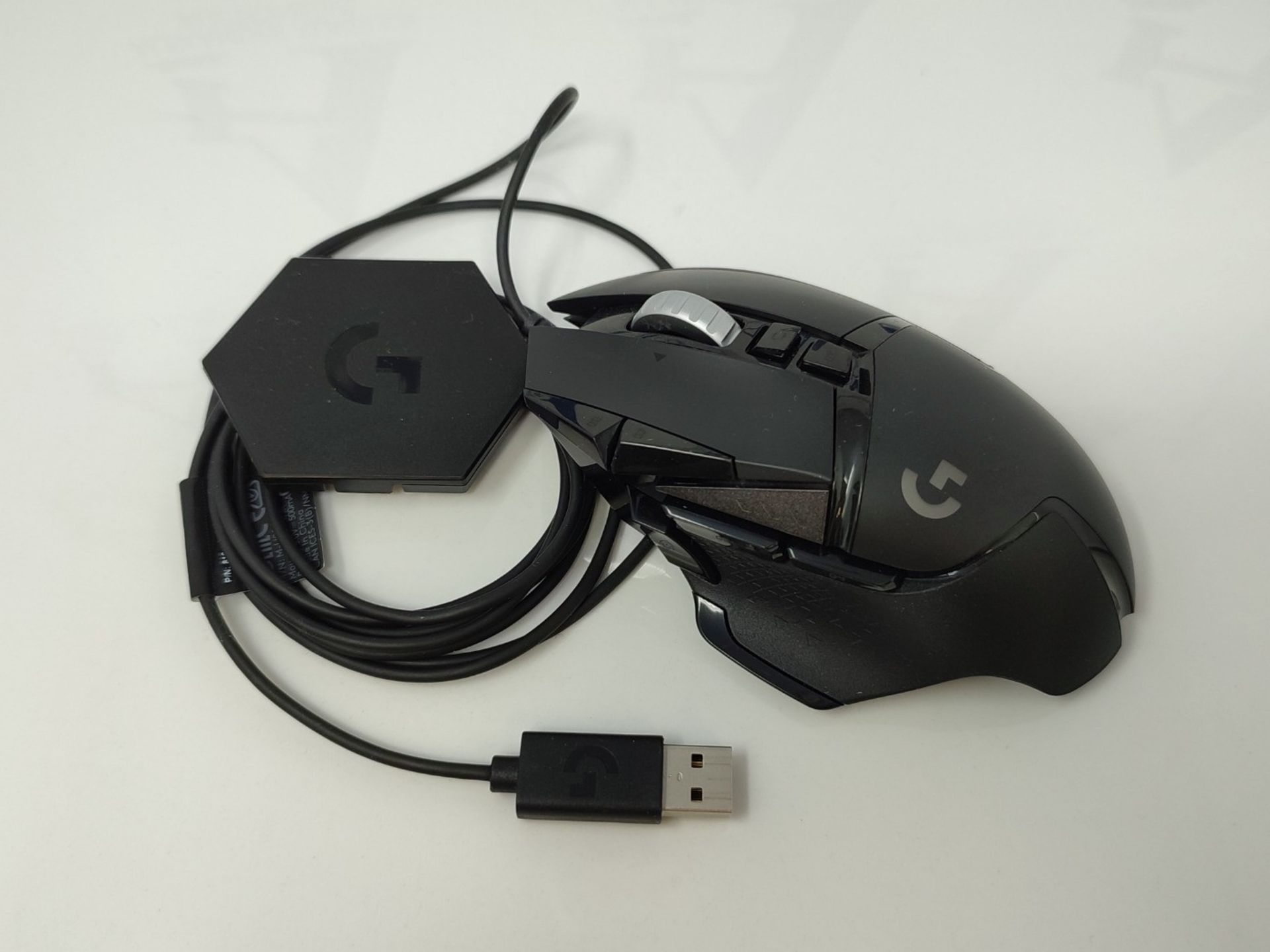 Logitech G502 HERO High-Performance Gaming Mouse with HERO 25K DPI optical sensor, RGB - Image 3 of 6