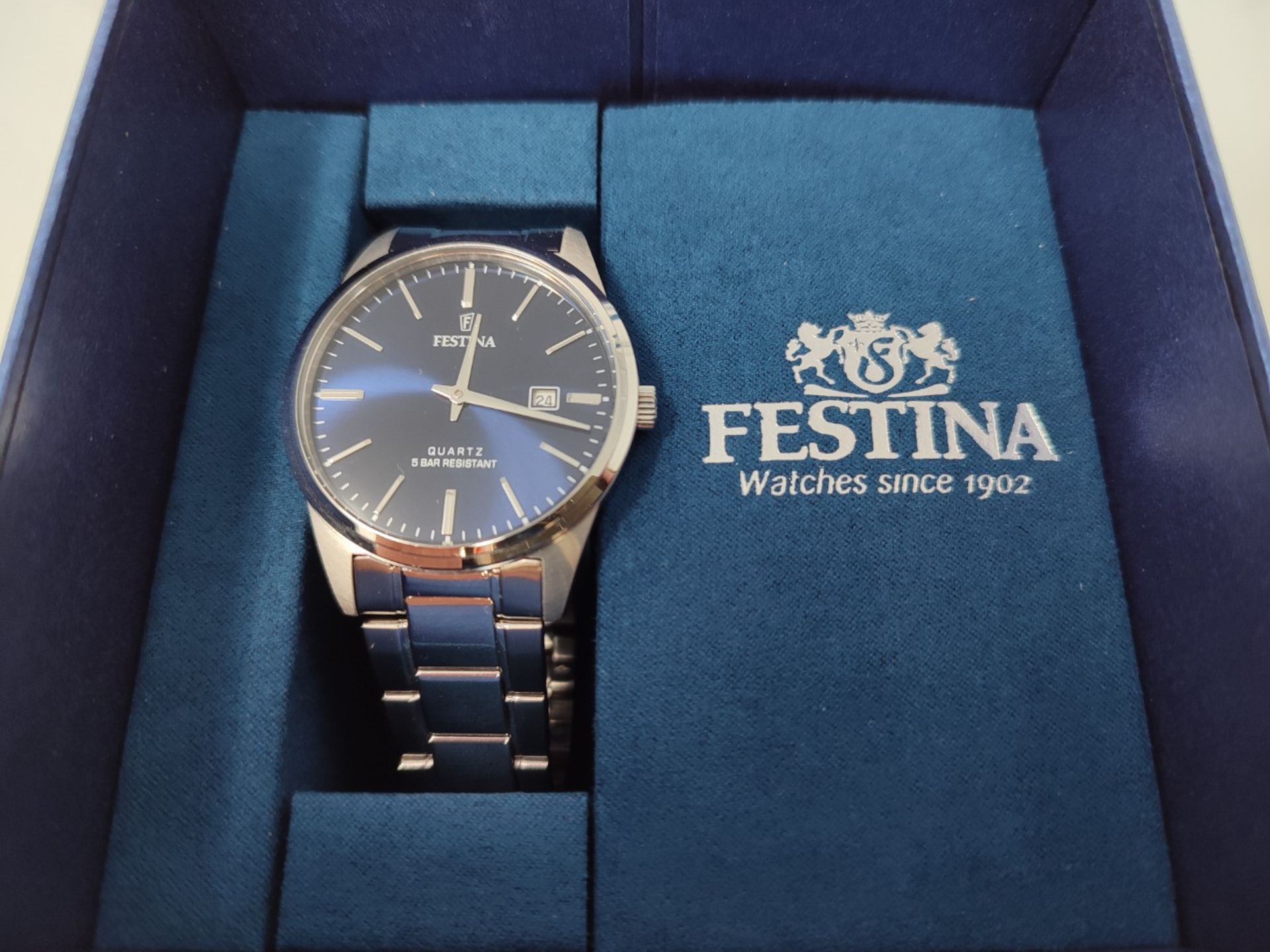 RRP £71.00 Festina Men's Analog-Digital Quartz Watch with Stainless Steel Bracelet - Image 5 of 6