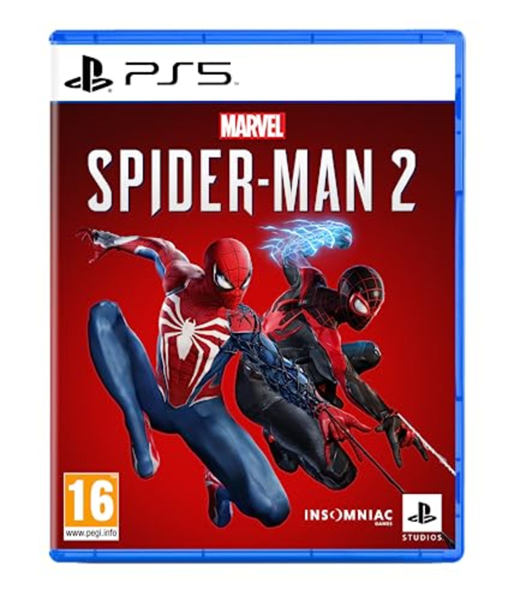 RRP £67.00 Sony, Marvel's Spider-Man 2 PS5, Action Game, Physical Version with CD, in French, 1 p
