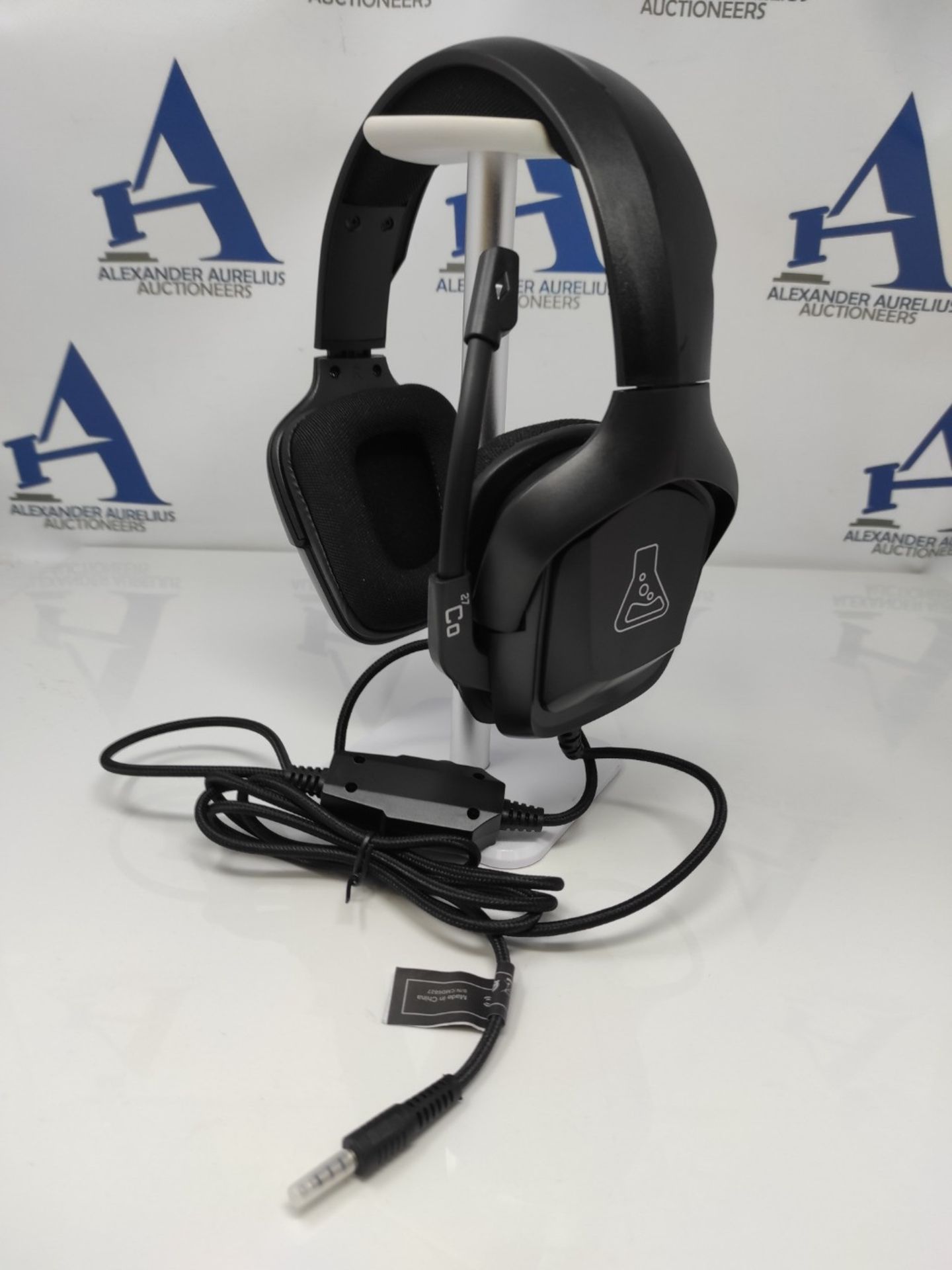 THE G-LAB Korp COBALT Gaming Headset PS4 - Stereo Headphones with Microphone, Ultra Li - Bild 4 aus 4
