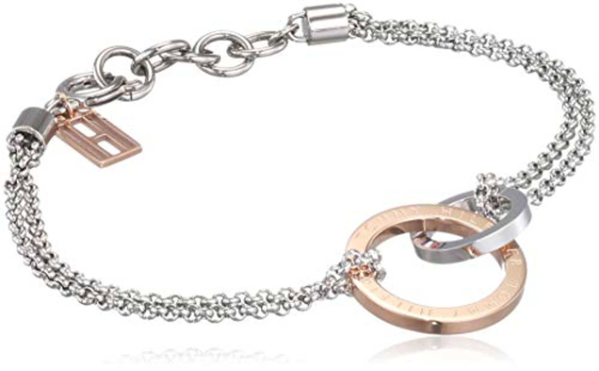 [CRACKED] Tommy Hilfiger Jewelry Women Stainless Steel Chain Bracelet - 2780002, Multi