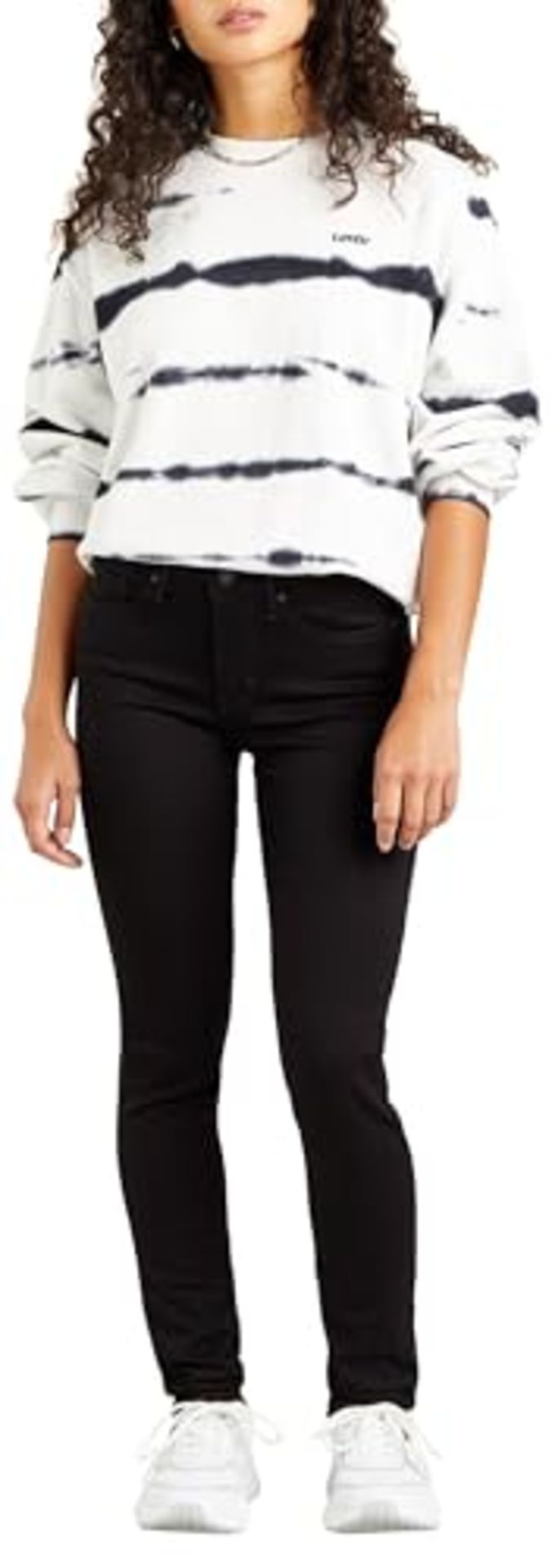 RRP £71.00 Levi's 311 Shaping Skinny Jeans for Women, Black and Black, 26W/30L