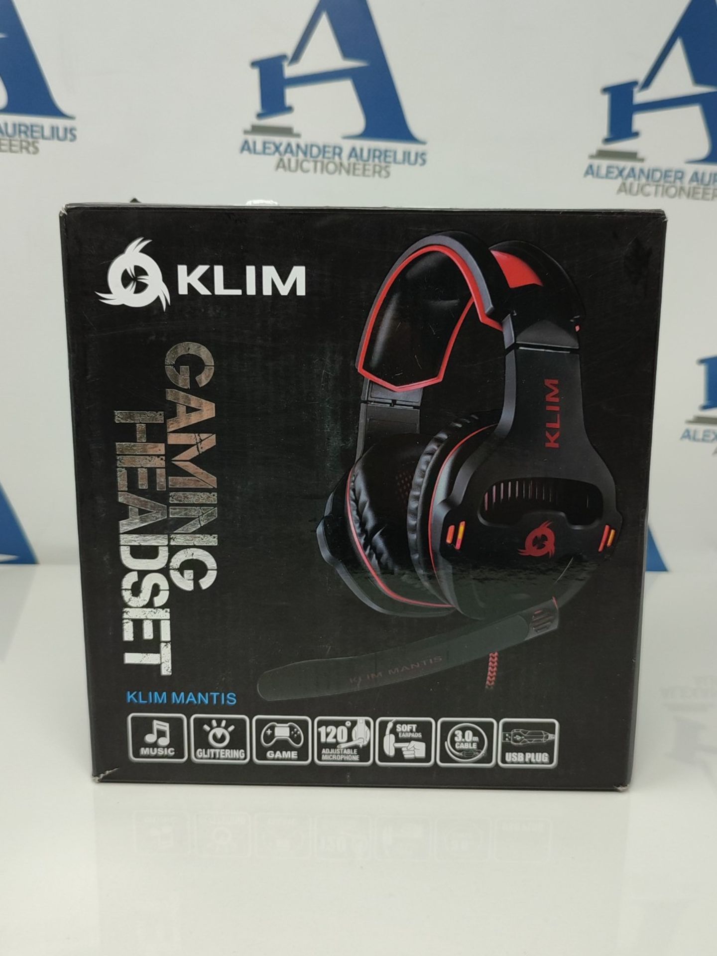 RRP £56.00 KLIM Mantis - Gaming Headset with Microphone - New for 2023 - USB Microphone Headset f - Image 2 of 6