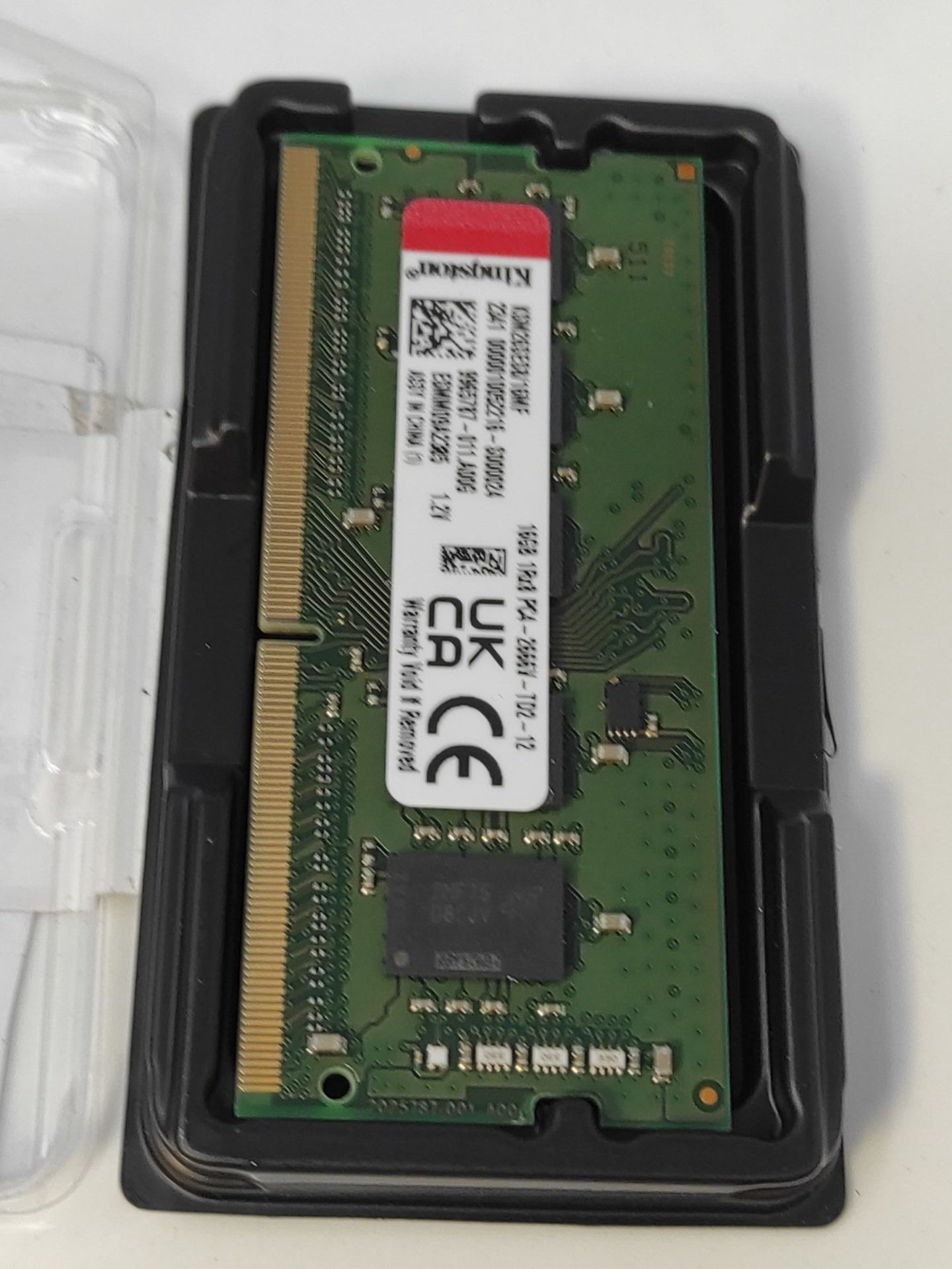 RRP £52.00 Kingston Server Premier 16GB 2666MT/s DDR4 ECC CL19 SODIMM 1Rx8 Server Memory Micron F - Image 2 of 4