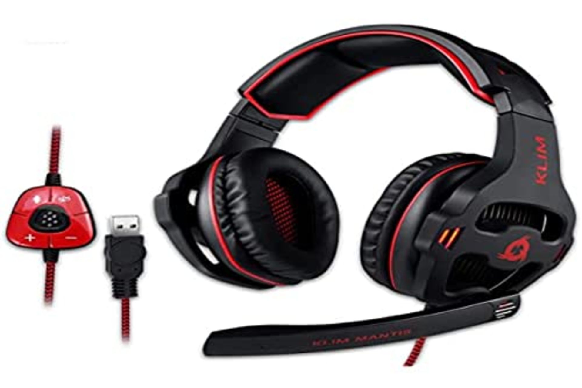 RRP £56.00 KLIM Mantis - Gaming Headset with Microphone - New for 2023 - USB Microphone Headset f - Image 4 of 6
