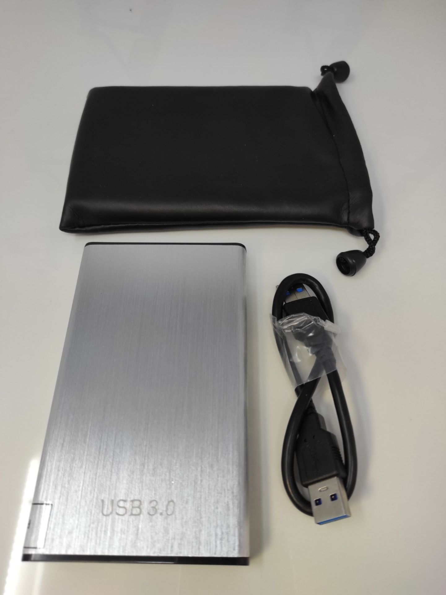 YD0018 USB 3.0 HDD Portable Laptop Mobile Hard Drive, 2.5 Inch Silver Color Universal - Image 4 of 4