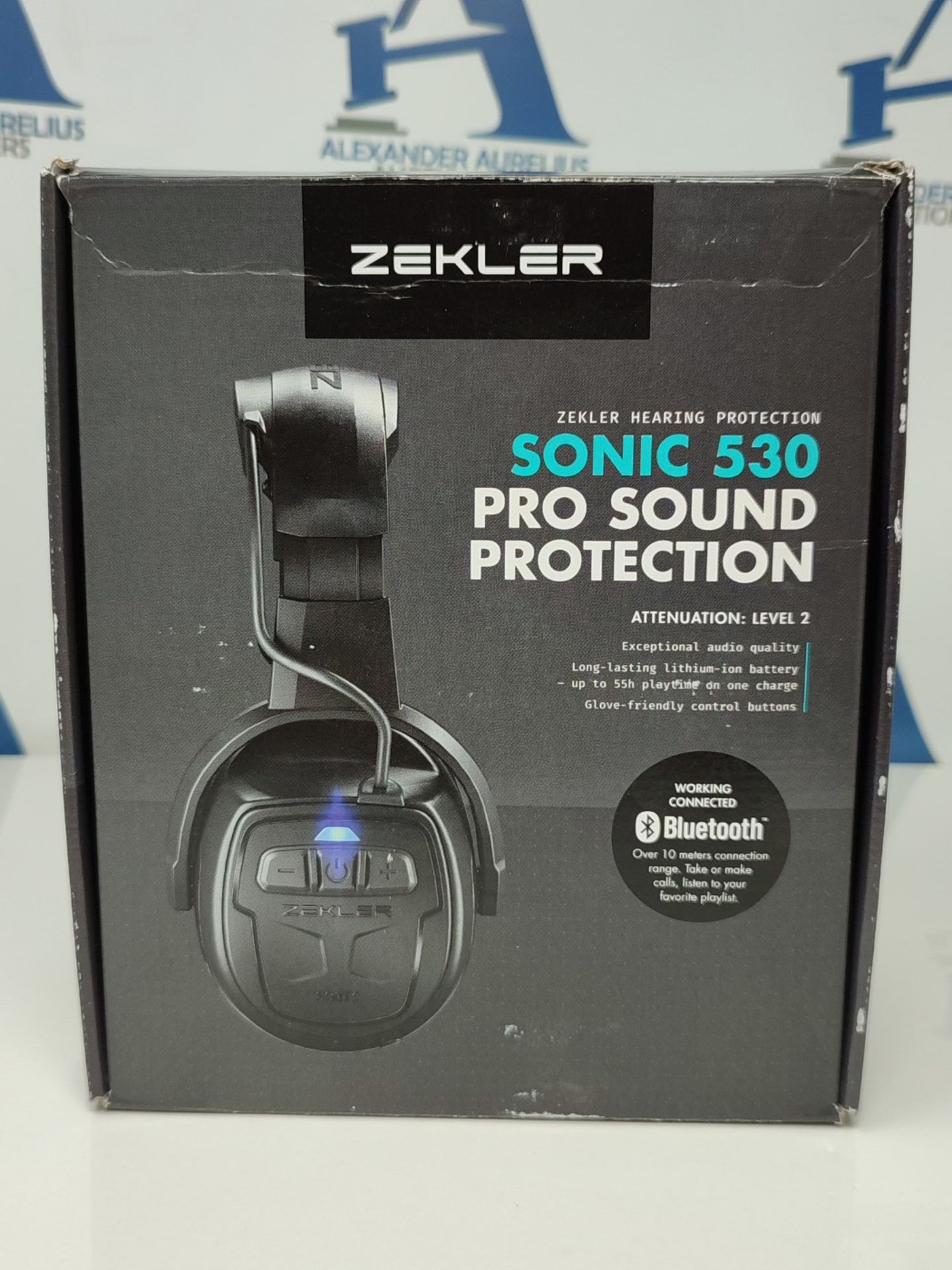 RRP £142.00 Zekler SONIC 530 Capsule Hearing Protection with integrated headphones and Bluetooth | - Image 3 of 4