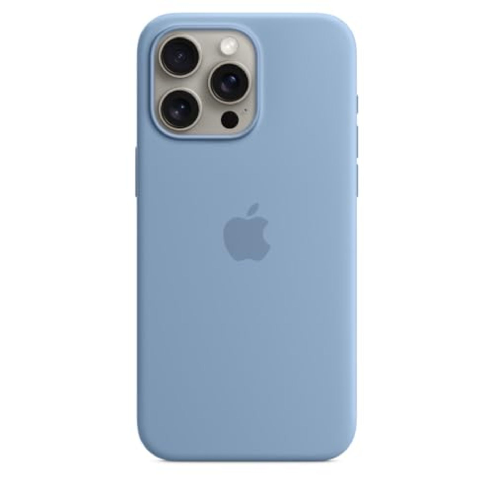 Apple MagSafe silicone case for iPhone 15 Pro Max - Winter Blue - Image 4 of 6