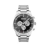 RRP £249.00 BOSS Chronograph Quartz Watch for Men with Silver Stainless Steel Bracelet - 1513712