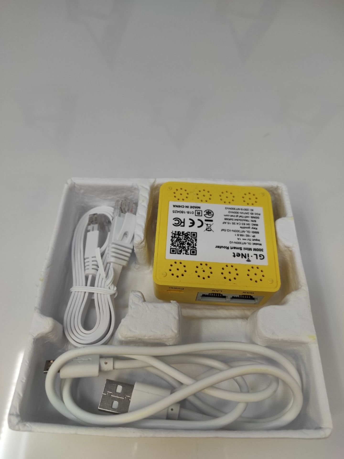 GL-iNet GL-MT300N-V2 (Mango) Wireless Mini Portable VPN Travel Router, Mobile Hotspot - Image 4 of 4