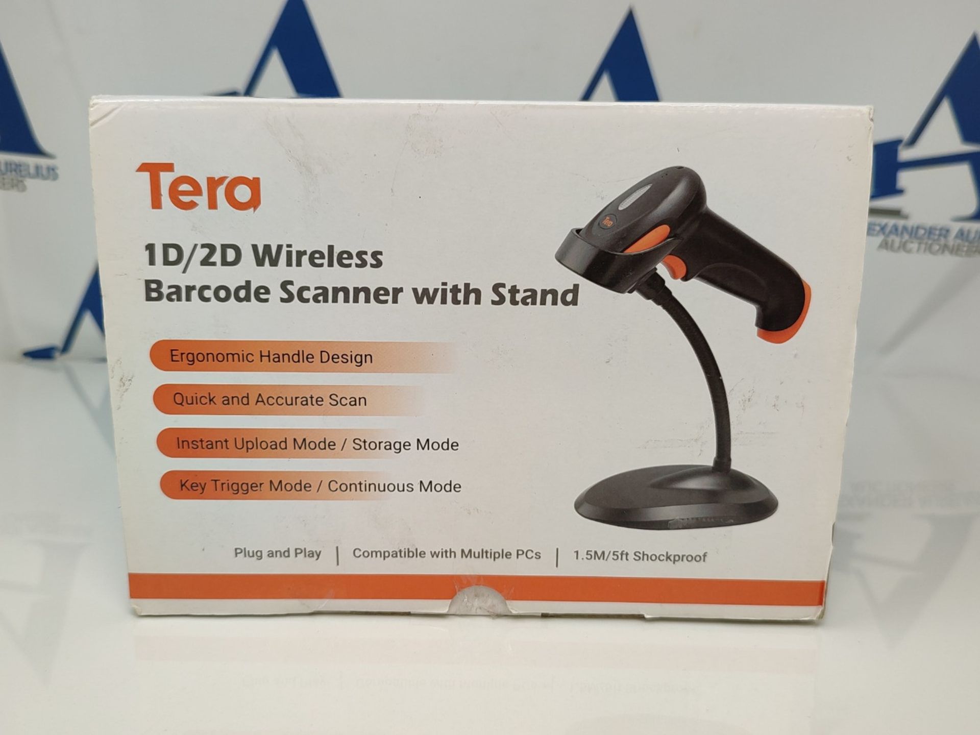 Tera 300,000 Pixel Wireless Barcode Scanner 1D/2D USB QR Code Handheld Scanner Hands-F - Image 3 of 4