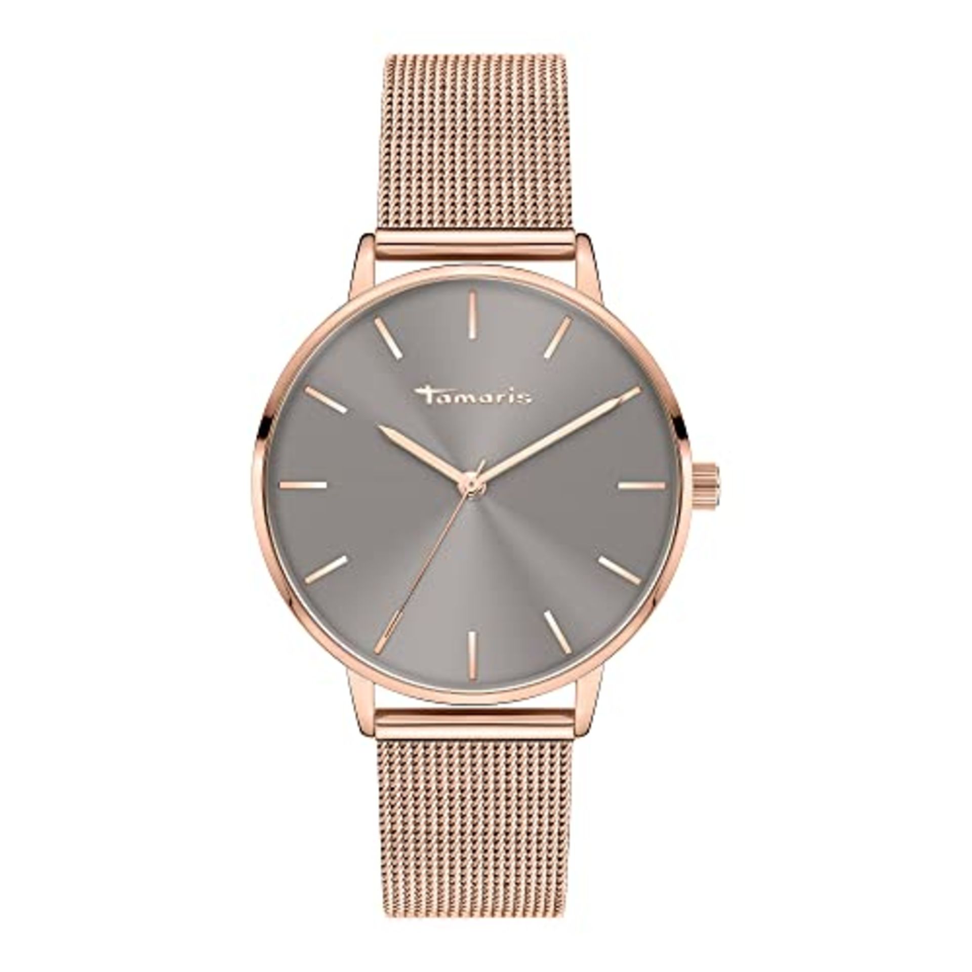 RRP £59.00 Tamaris bracelet watch TT-0068-MQ IP rose gold