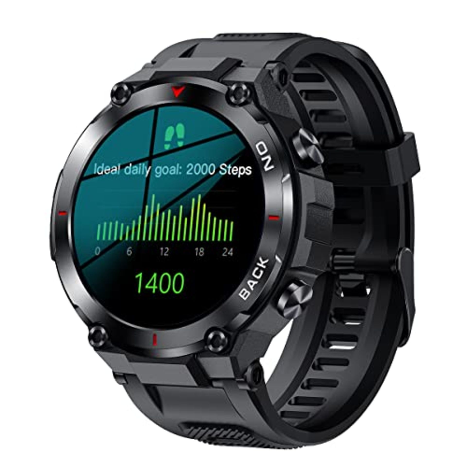 RRP £138.00 SMARTY2.0 - Smartwatch SW059A - Black Color - Optimized GPS, High Efficiency Battery, - Bild 4 aus 6