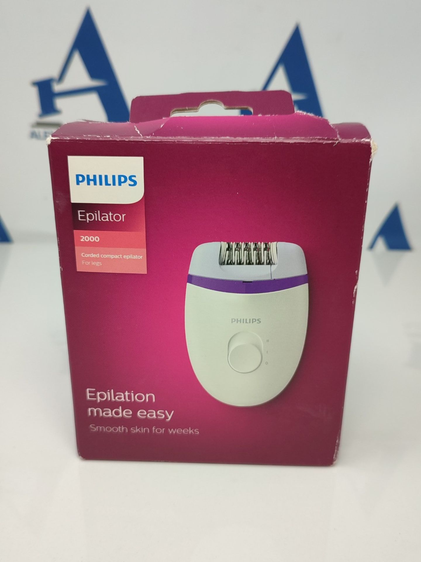 Philips Satinelle Essential Epilator with 21 attachments and 2 speed settings (model B - Image 2 of 6