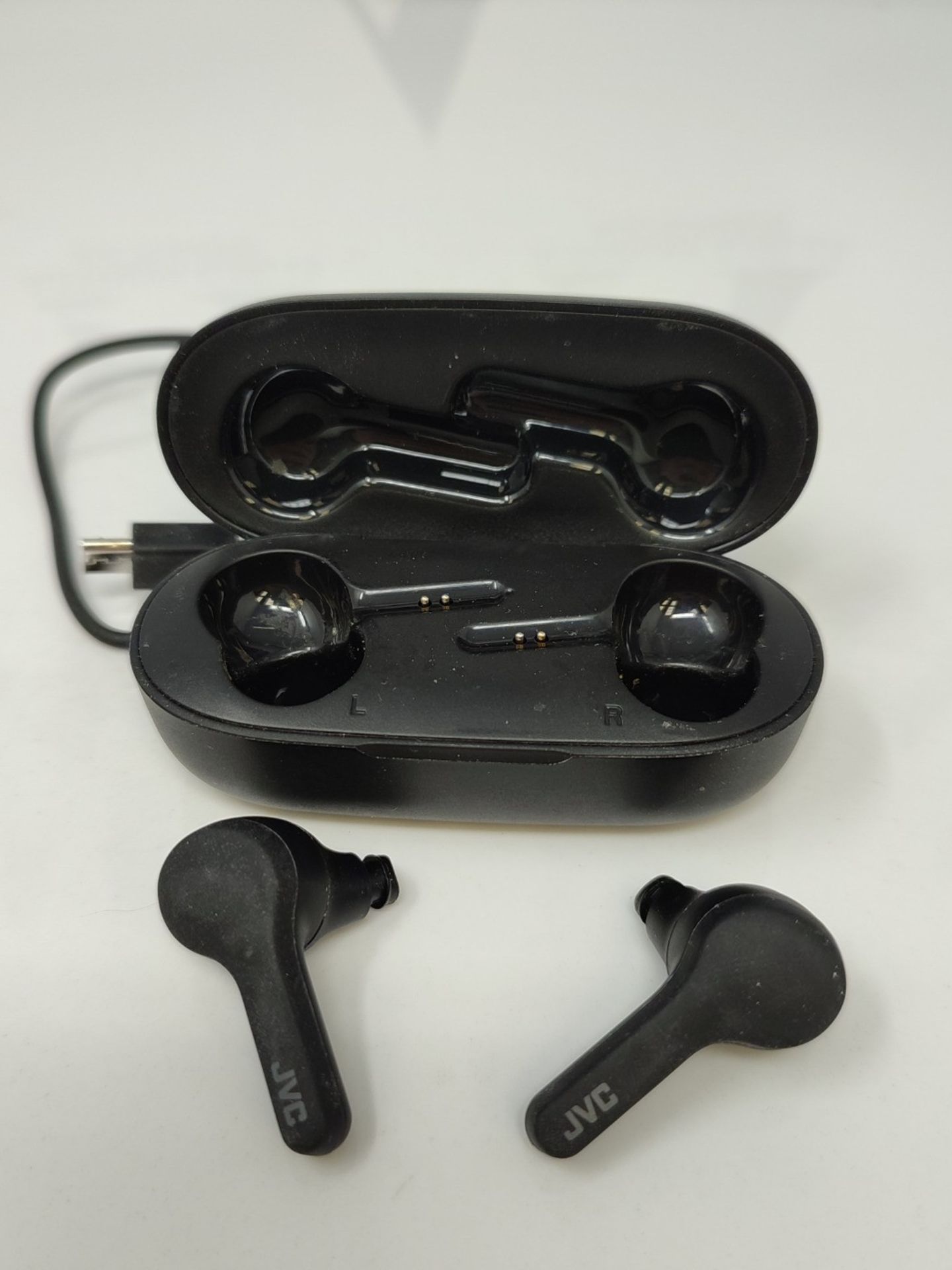 JVC True Wireless Earphones, In-Ear, Rain-resistant (IPX4), Bluetooth, HA-7T-B (Black) - Image 6 of 6