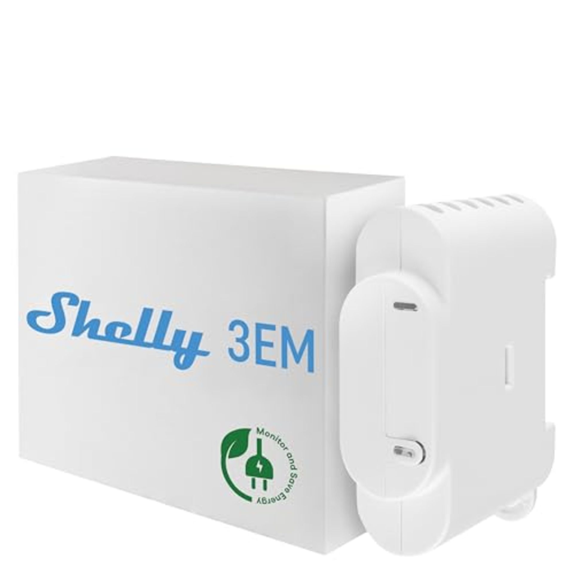 RRP £92.00 Shelly 3EM | Wifi-controlled smart 3 channel relay switch with energy measurement and