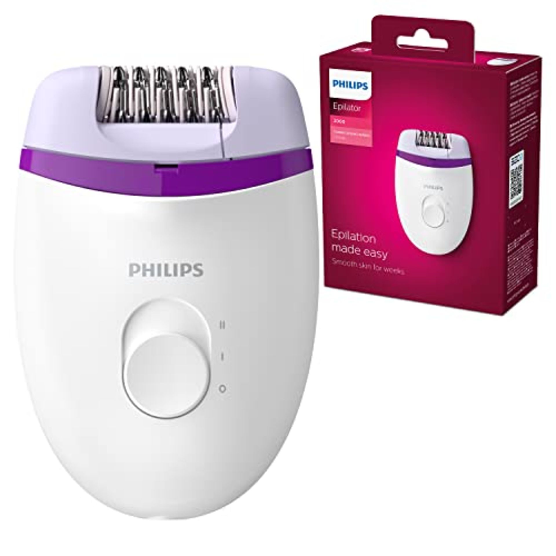 Philips Satinelle Essential Epilator with 21 attachments and 2 speed settings (model B - Image 3 of 4