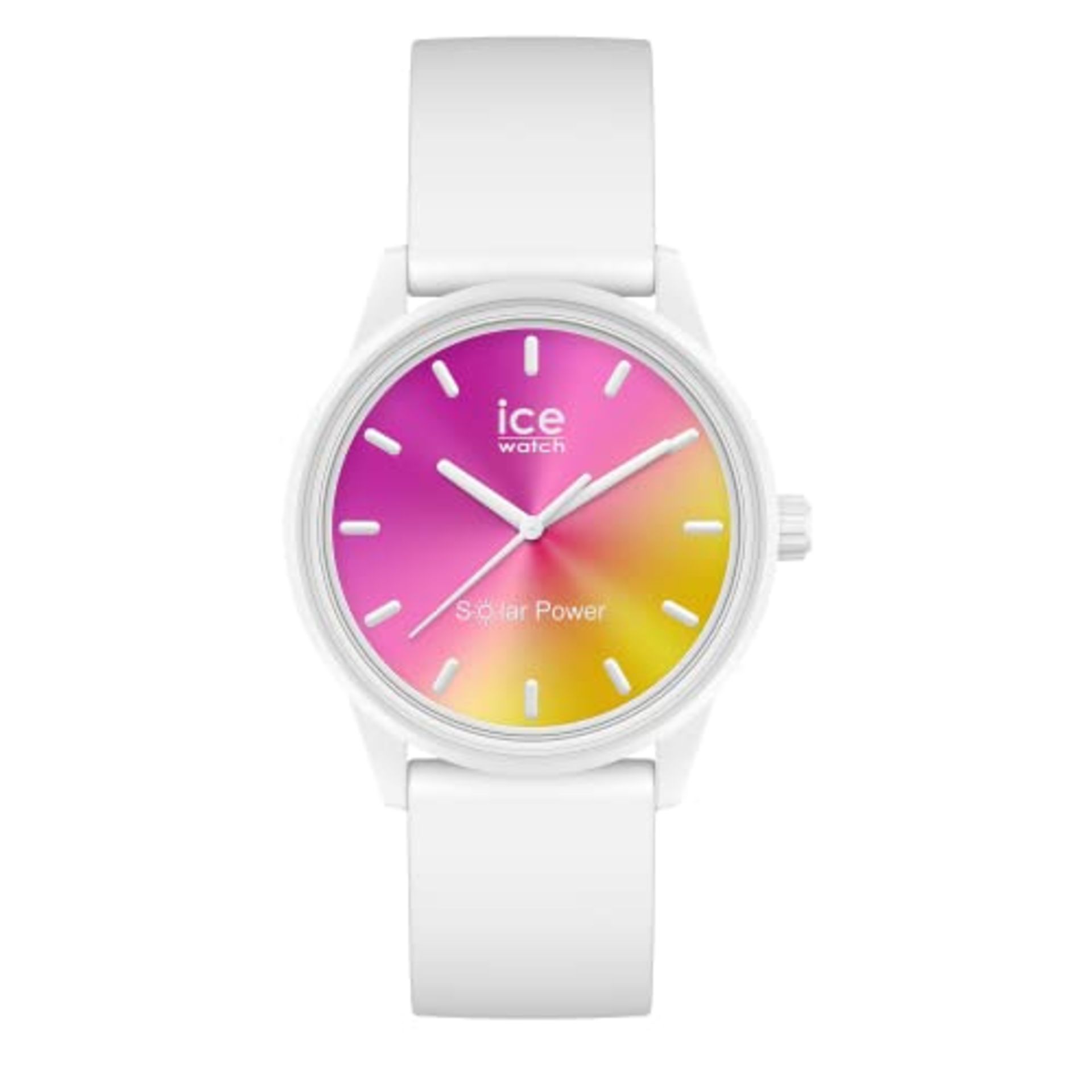 RRP £63.00 Ice-Watch - ICE solar power Sunset California - White women's watch with silicone stra - Image 4 of 6