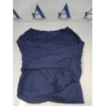 Blue XL oversized nightdress ladies sleep shirt cotton sleep shirt women's nightwear