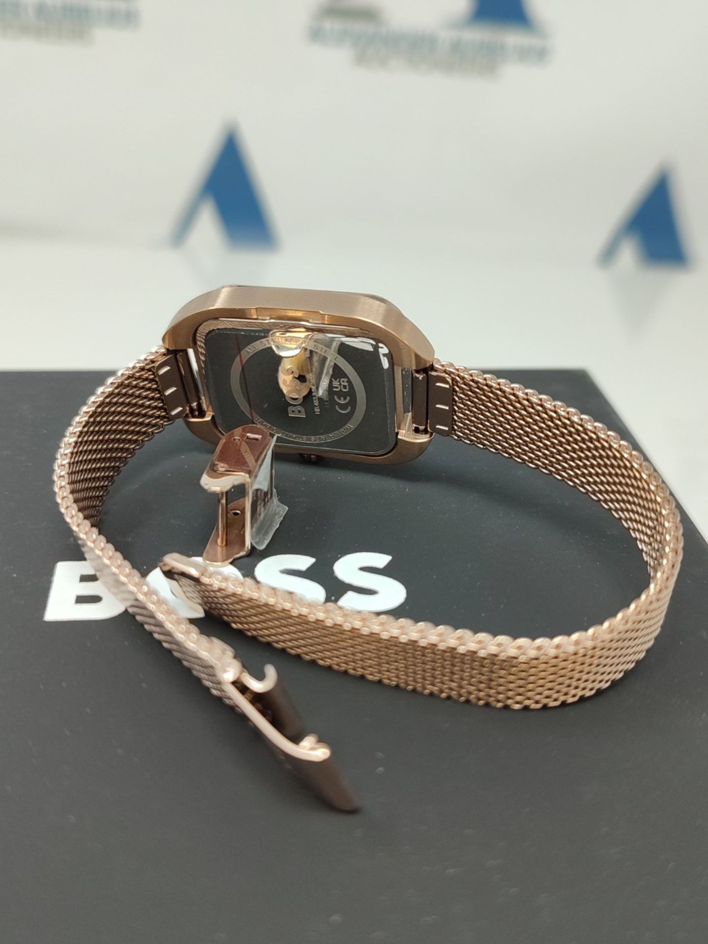 RRP £279.00 BOSS Analog quartz watch for women with rose gold stainless steel bracelet - 1502683 - Image 3 of 6