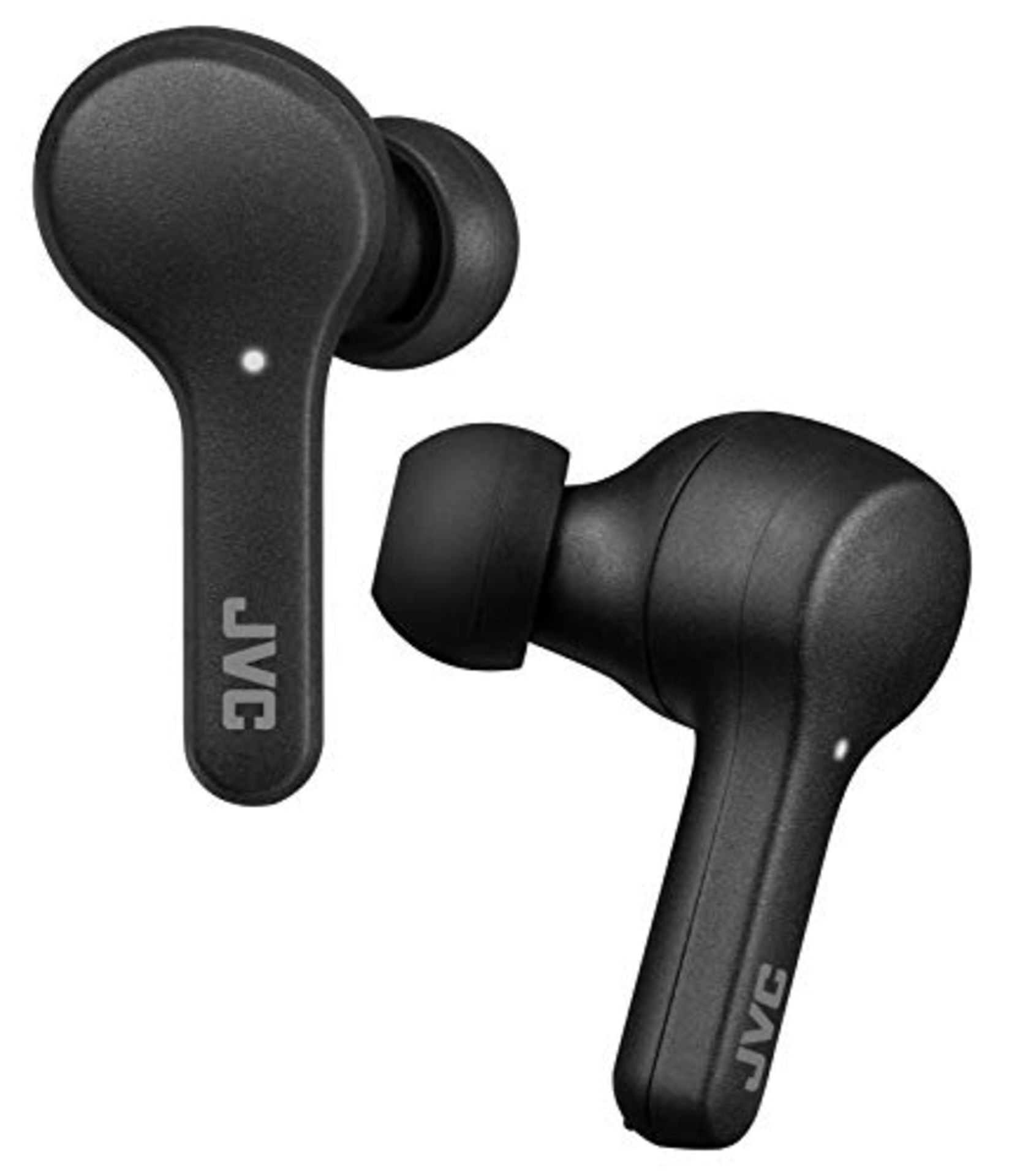 JVC True Wireless Earphones, In-Ear, Rain-resistant (IPX4), Bluetooth, HA-7T-B (Black)