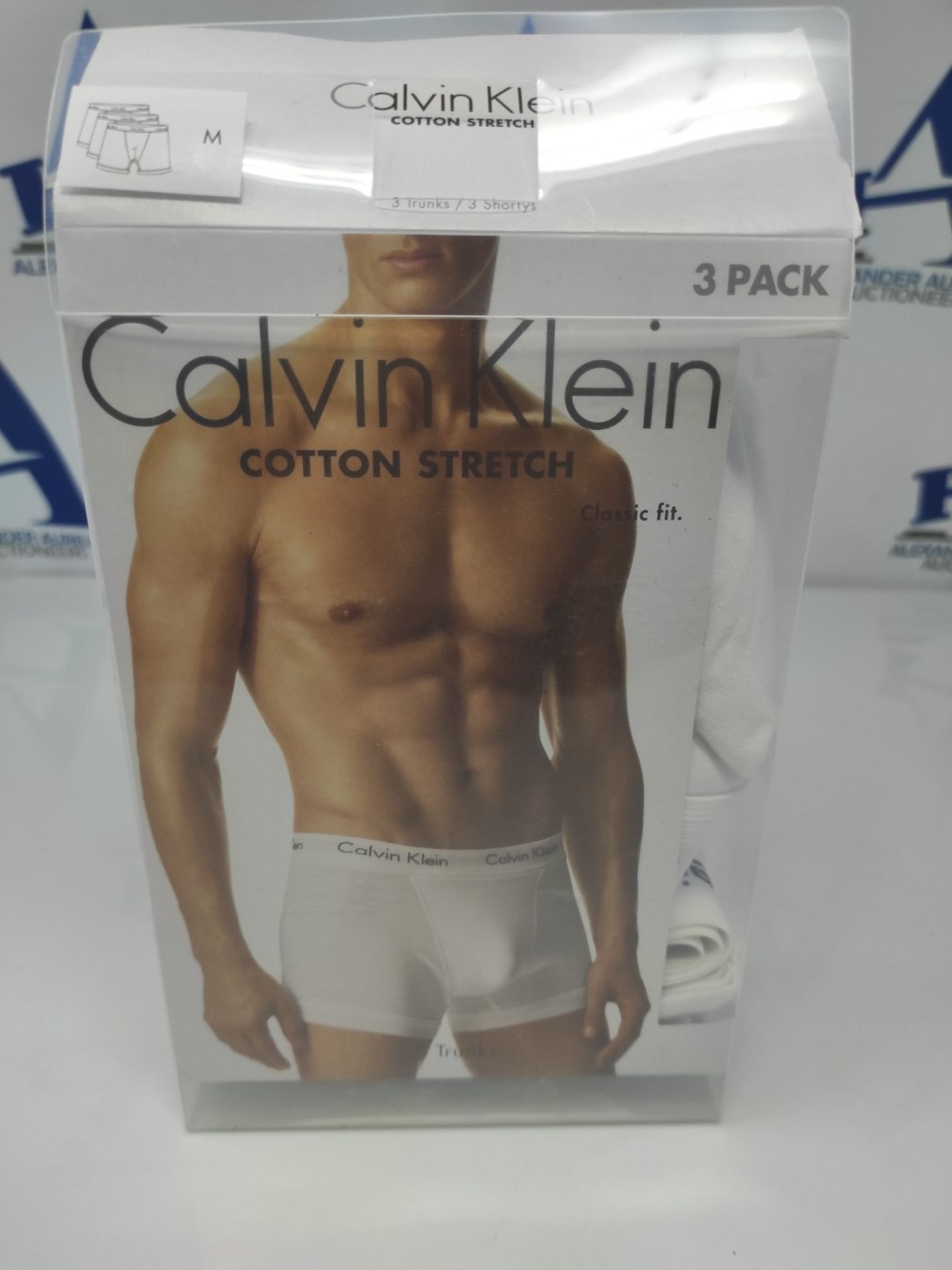 Calvin Klein Trunk 3pk Boxer, White, M Men (Pack of 3) - Image 5 of 6