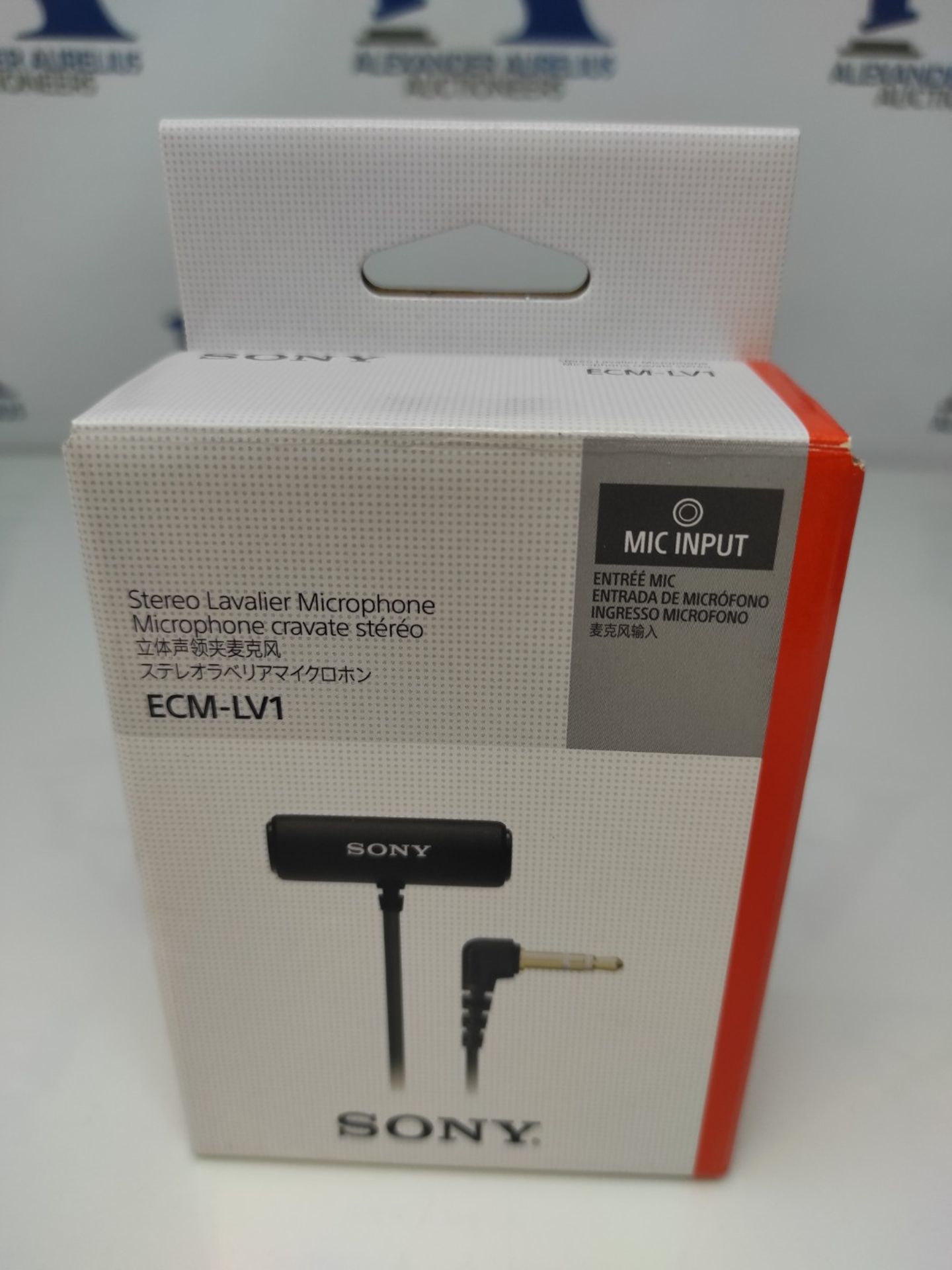 Sony ECM-LV1 - Lavalier Microphone with Stereo Sound Capture, 360° Clothing Clip, for - Image 5 of 6