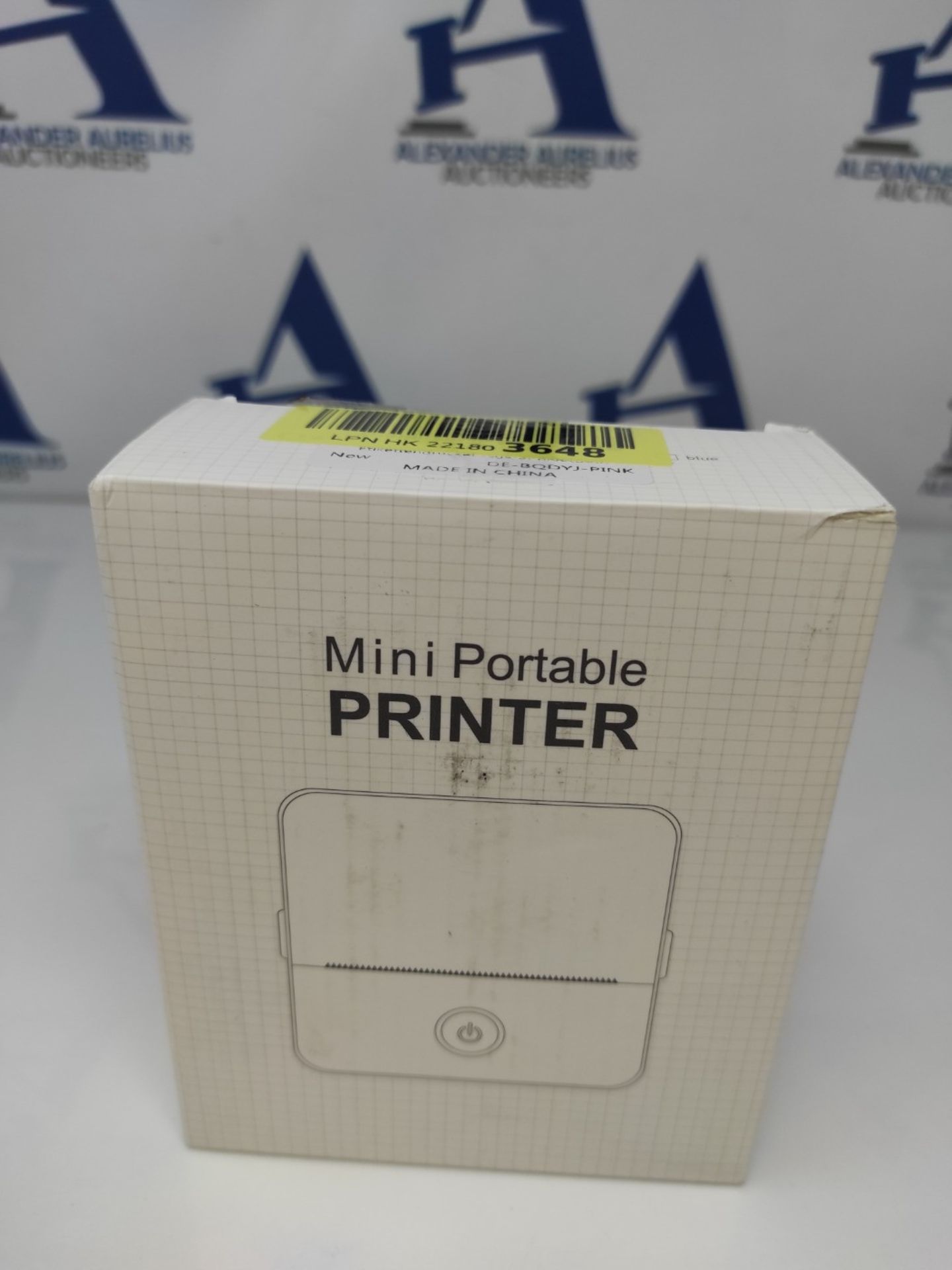 Self-adhesive label printer, 2 roll label device Mini label printer Etiquetadora label - Bild 3 aus 4