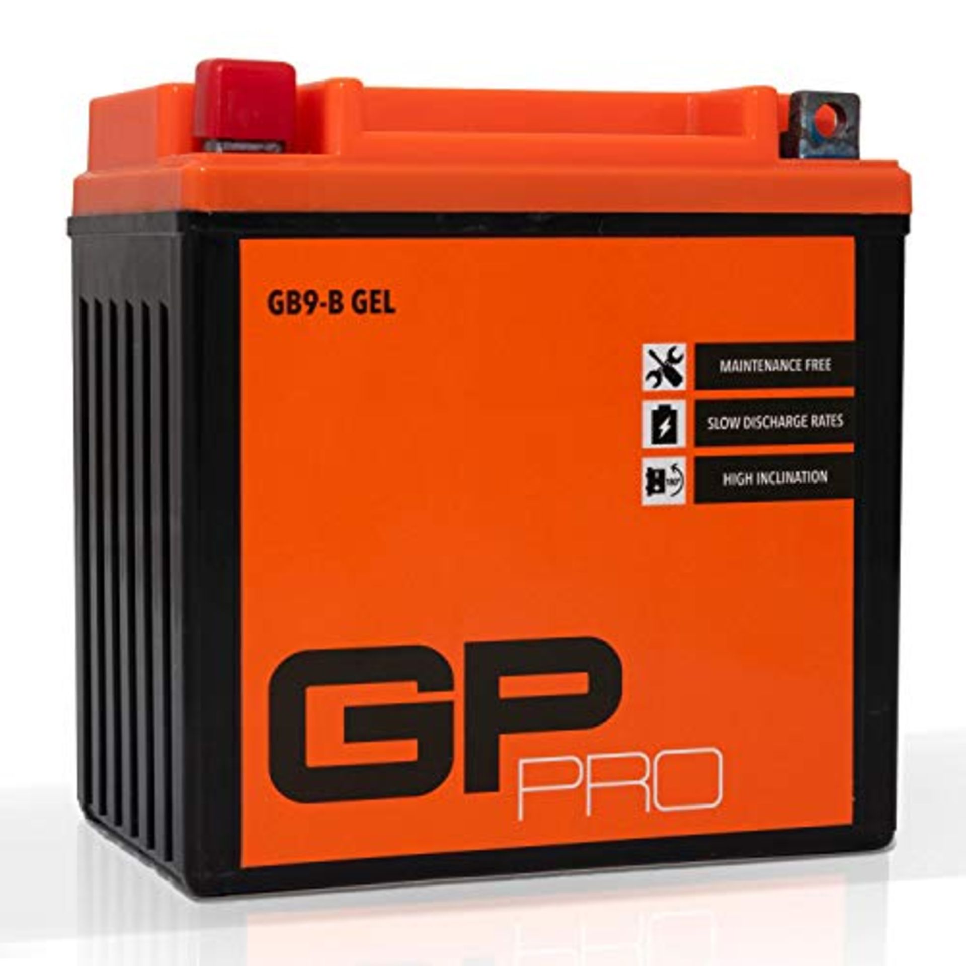 GP PRO GB9-B 12V 9Ah GEL Battery (Compatible with YB9-B / 50914) (Maintenance-Free & S - Image 4 of 6