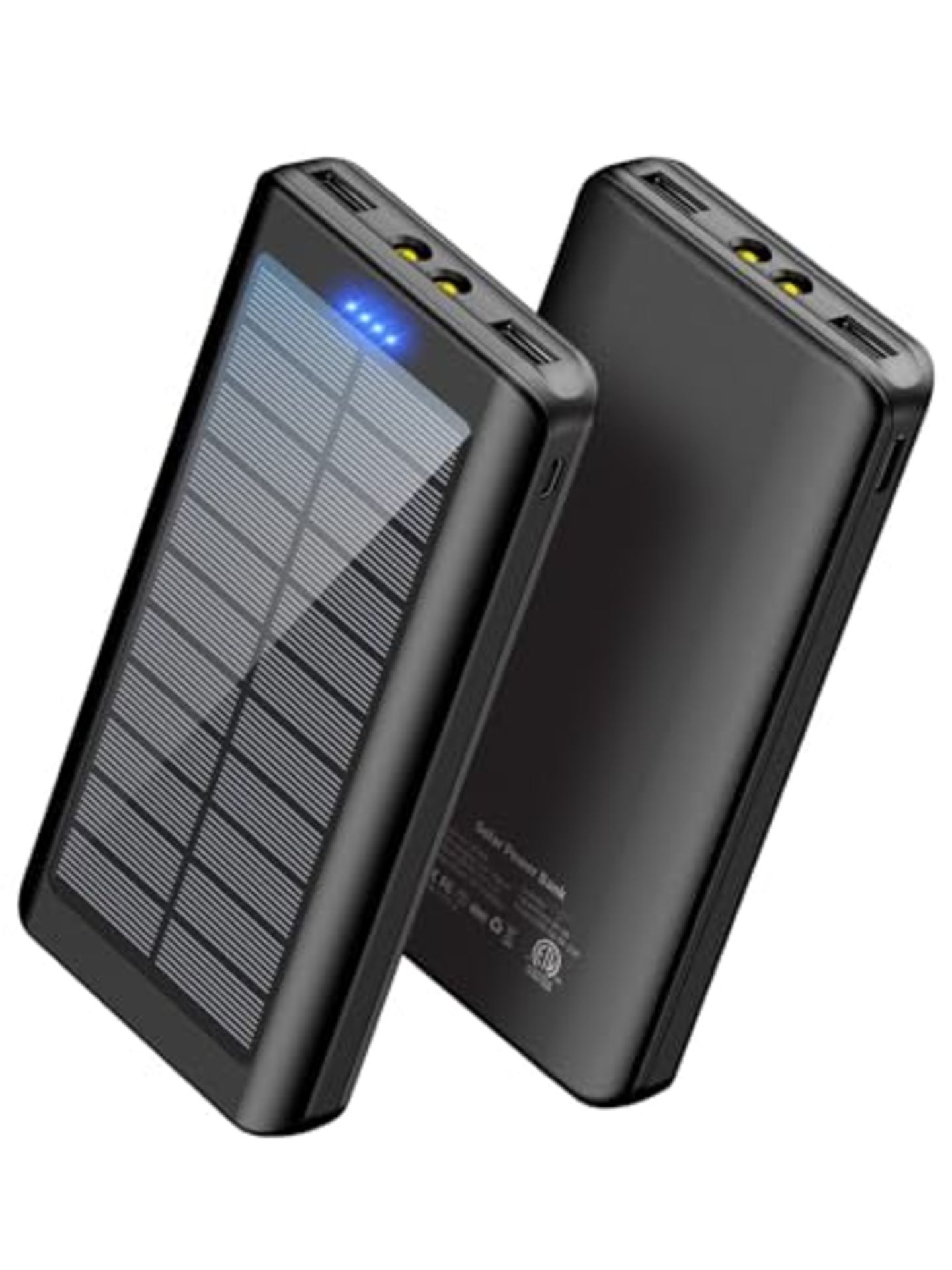Solar Powerbank 30000mAh External Battery: Power Bank Mobile Outdoor Portable Charger
