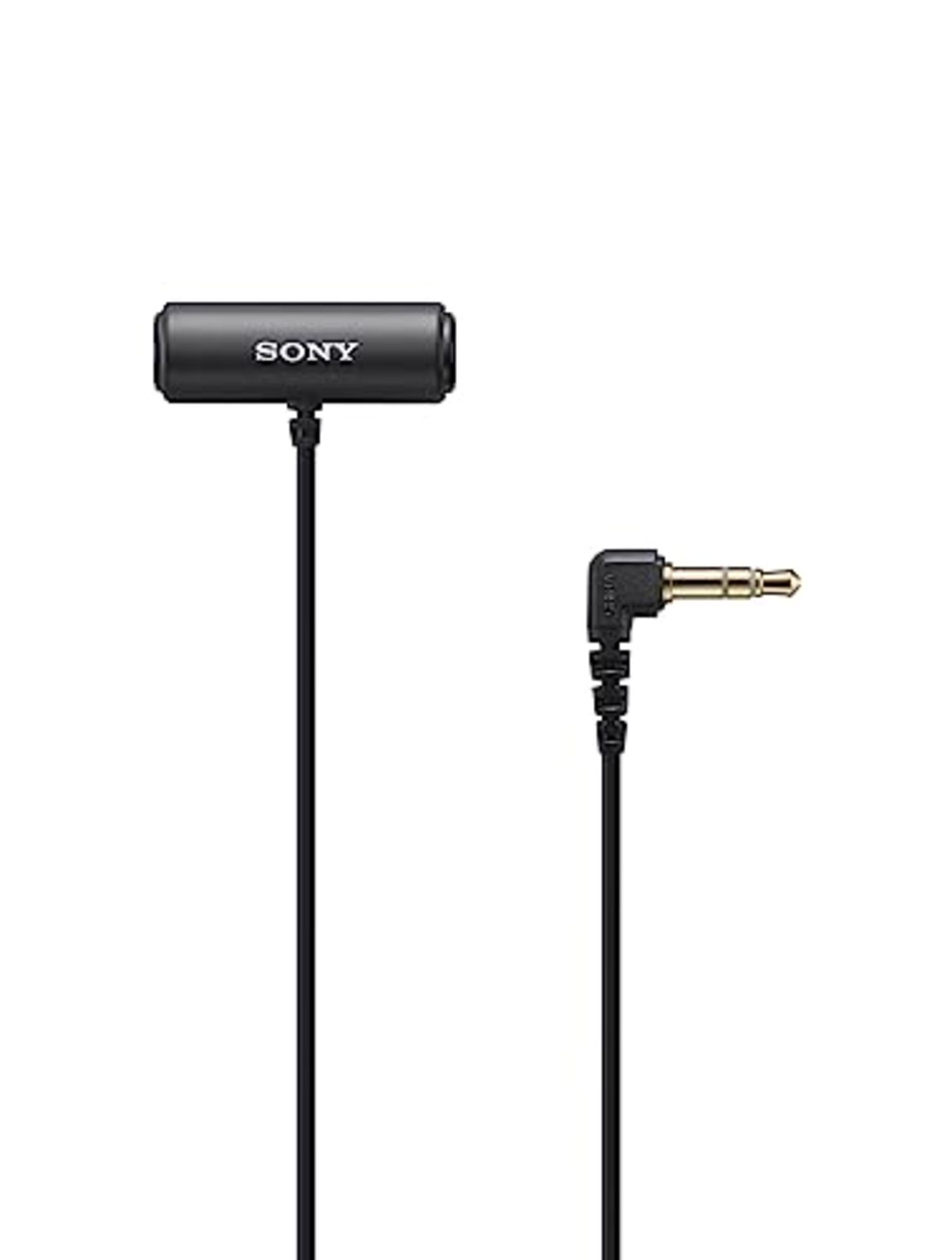 Sony ECM-LV1 - Lavalier Microphone with Stereo Sound Capture, 360° Clothing Clip, for - Image 4 of 6