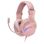 MARSGAMING MH122P MH122, Gaming Headset FRGB Over Ear with Microphone, HiFi Sound, Sou