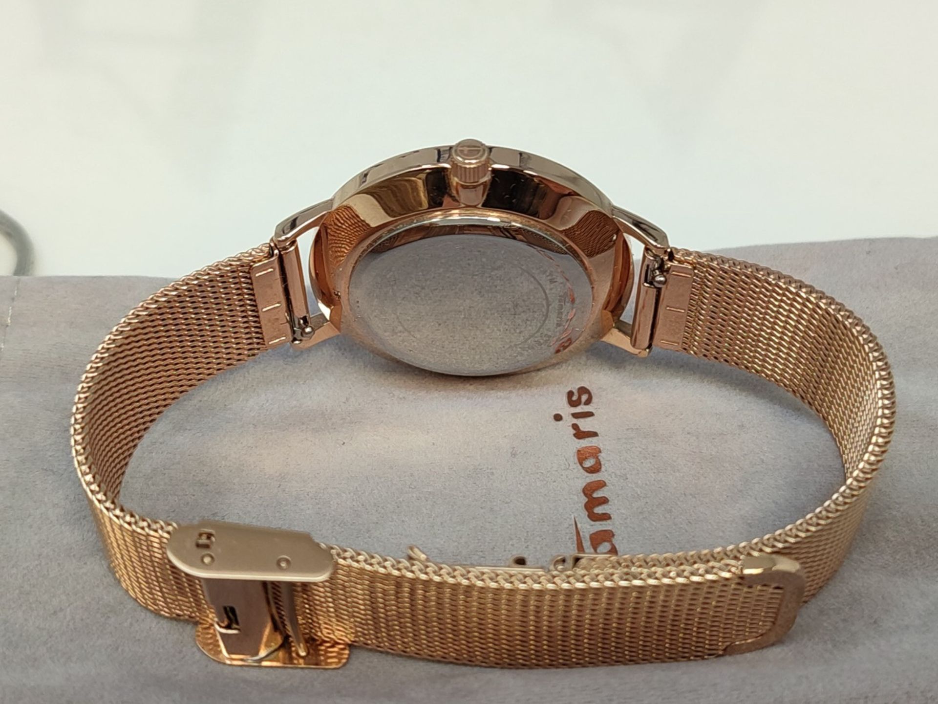 RRP £59.00 Tamaris bracelet watch TT-0068-MQ IP rose gold - Image 3 of 6