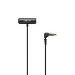Sony ECM-LV1 - Lavalier Microphone with Stereo Sound Capture, 360° Clothing Clip, for