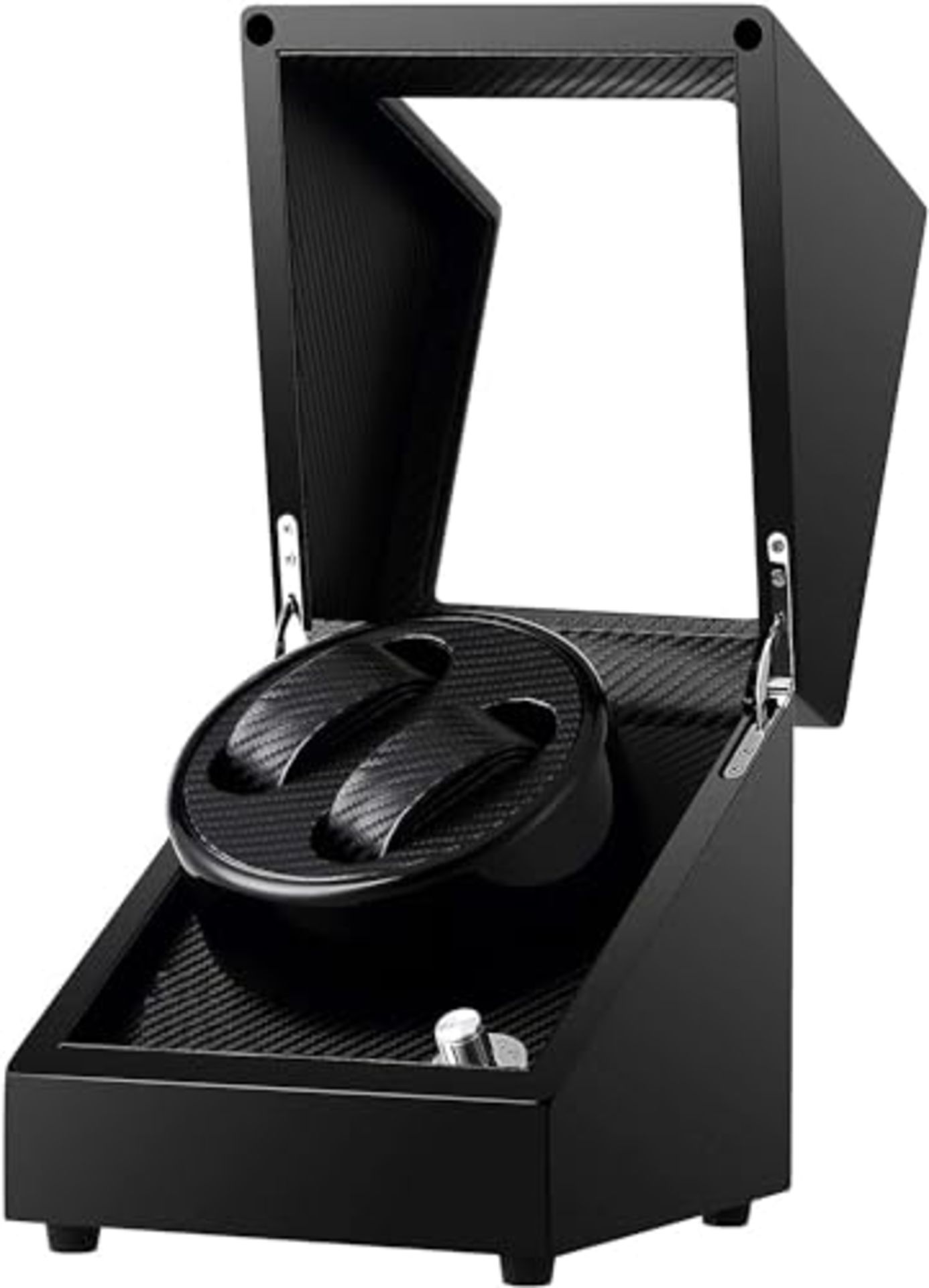 RRP £72.00 Watch winder for 2 watches, 5 rotation modes Watch Winder for automatic watches Wood ( - Image 4 of 6