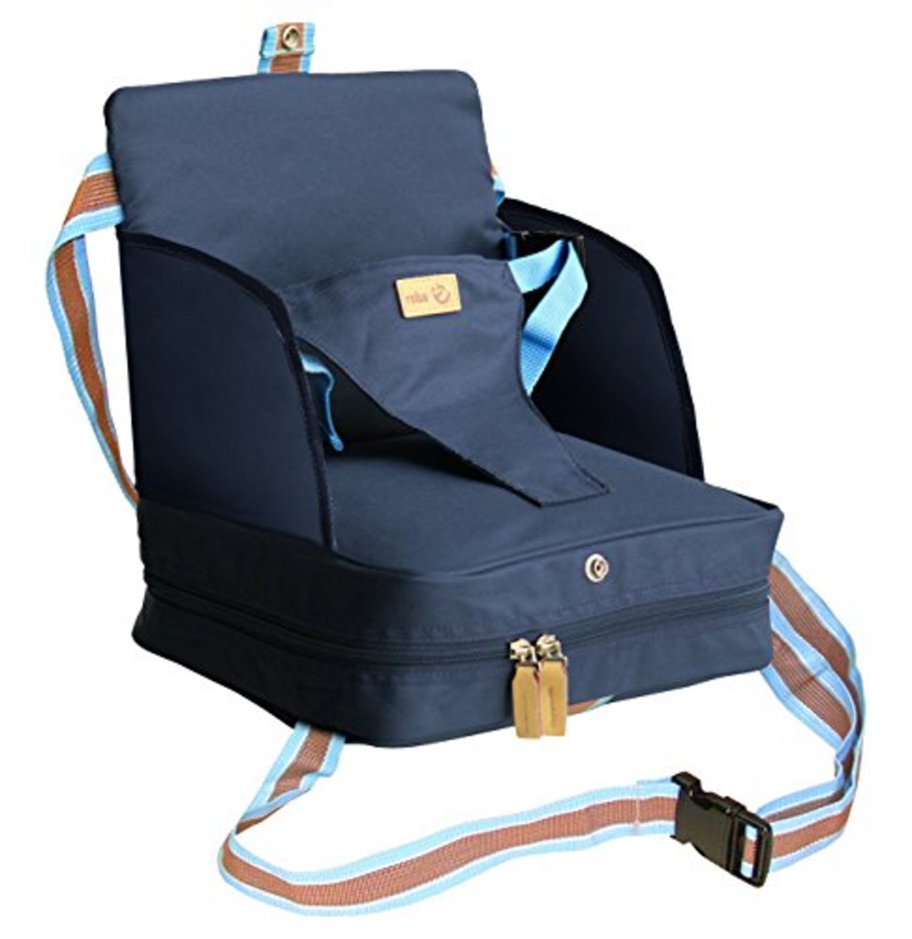 roba Booster Seat - Portable inflatable child seat with raised side panels - Flexible