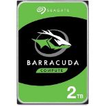 RRP £59.00 Seagate BarraCuda, 2TB, Internal HDD - 3.5" SATA 6Gb/s 7,200 RPM, 256MB cache memory,