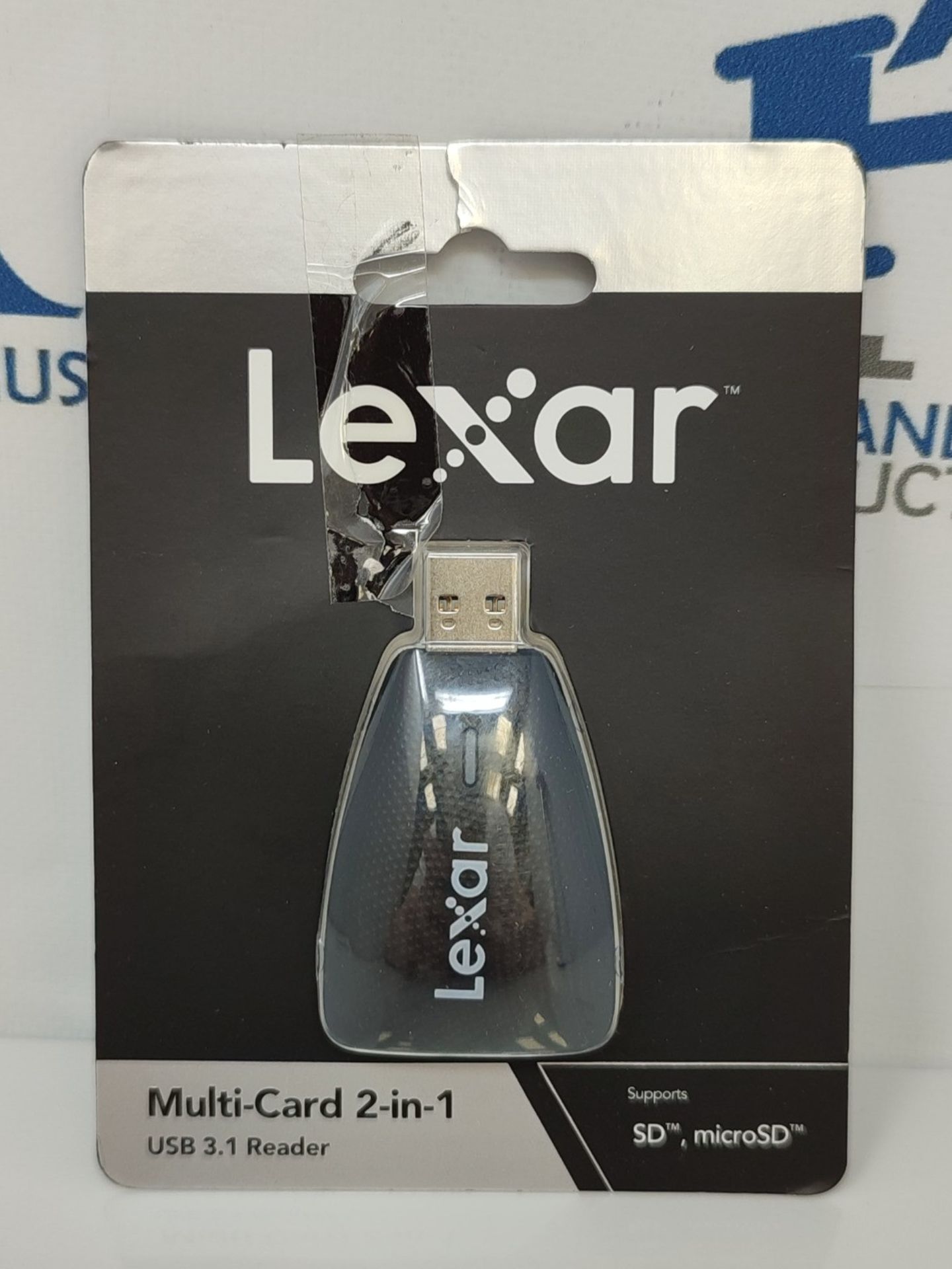 Lexar Multi-Card 2-in-1 USB 3.1 External Card Reader, Up to 312 MB/s for UHS-I UHS-II - Image 2 of 3