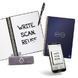 Rocketbook Core Reusable Digital Notebook - Executive A5 Blue - Electronic Notepad wit