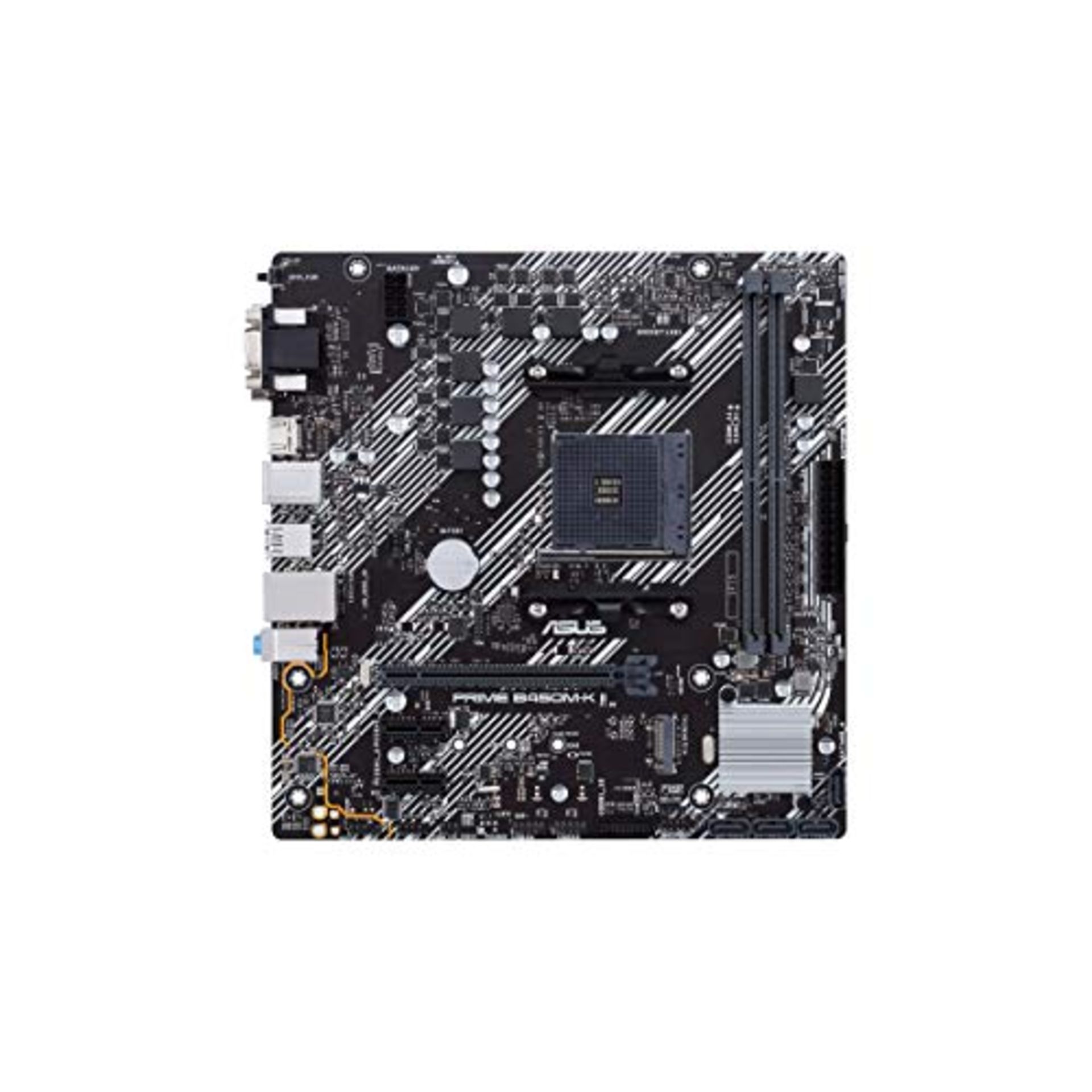 RRP £69.00 ASUS PRIME B450M-K II, micro ATX AMD B450 motherboard (Ryzen AM4) with M.2 support, HD