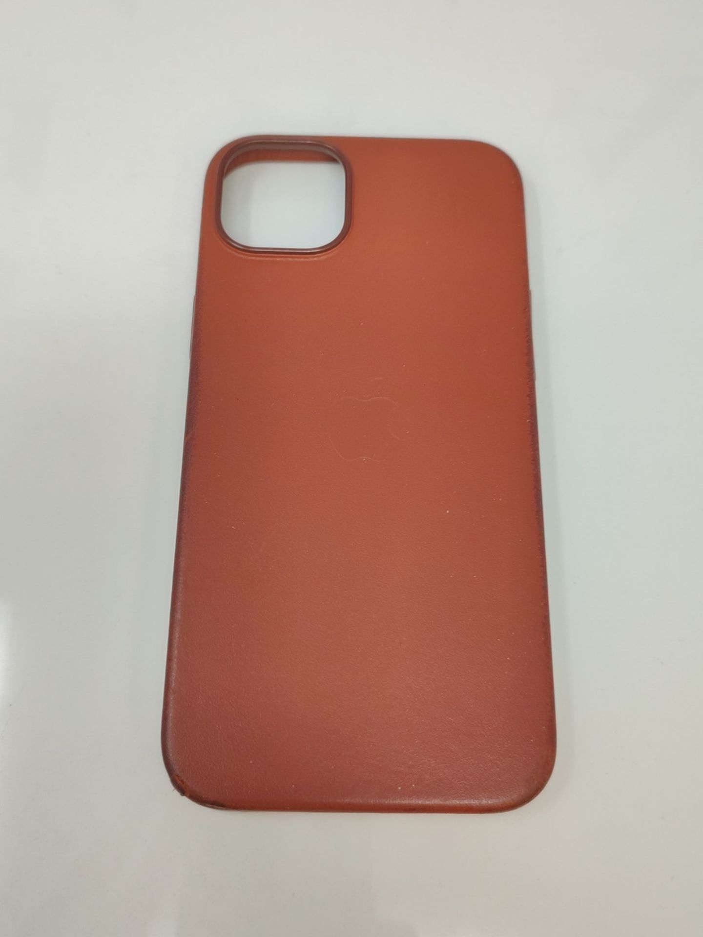 RRP £52.00 Apple iPhone 14 Plus Leather Case with MagSafe - Umbra - Bild 3 aus 3
