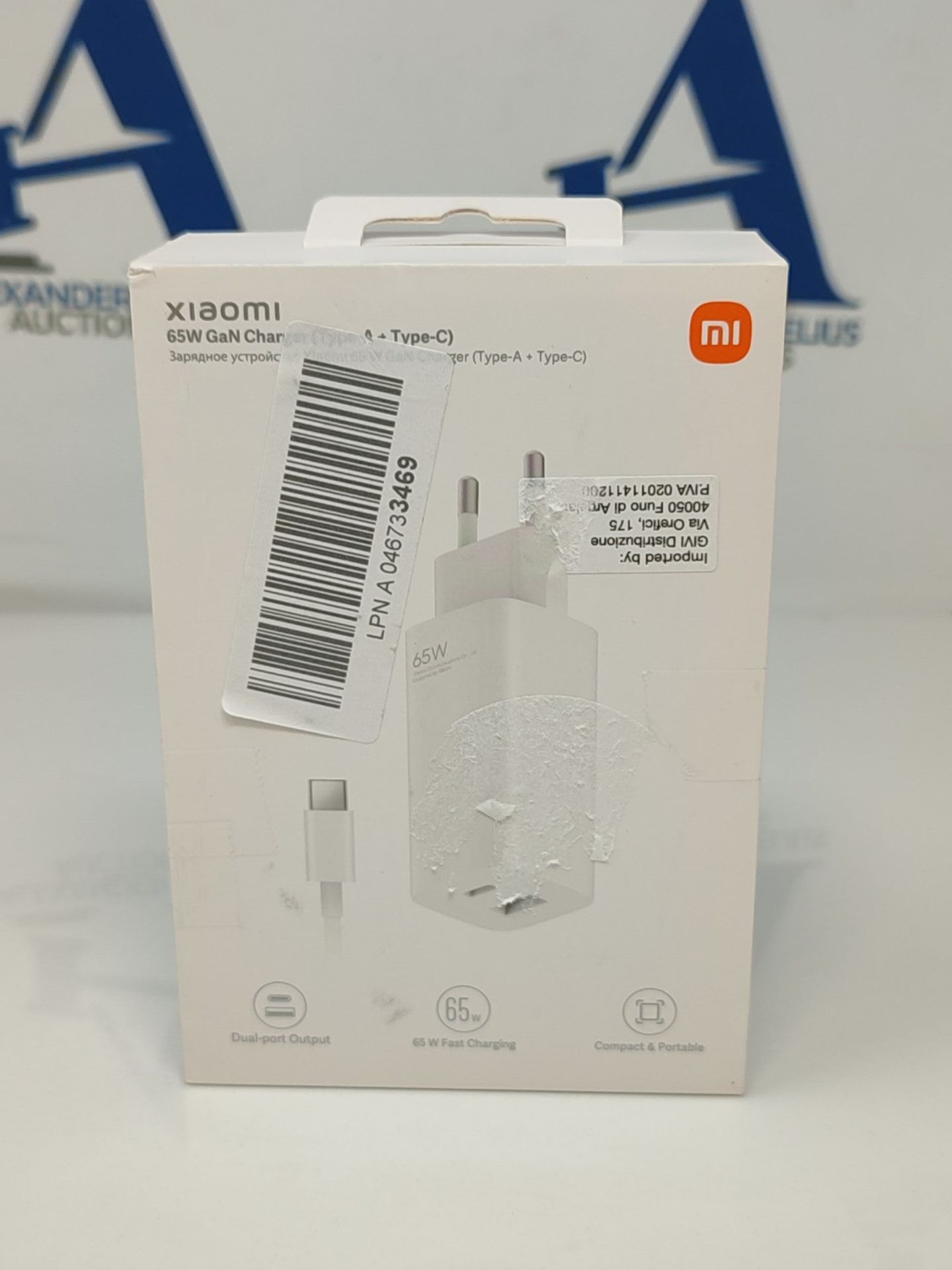 Xiaomi 65W Fast Charger with GaN technology Supports Type-A + Type-C Inputs, Charger f - Image 2 of 3