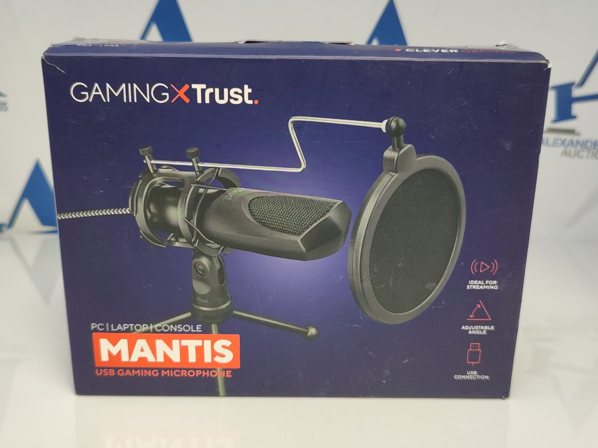 Trust Gaming GXT 232 Mantis Micro Streaming USB, Professional Microphone with Tripod a - Image 2 of 3