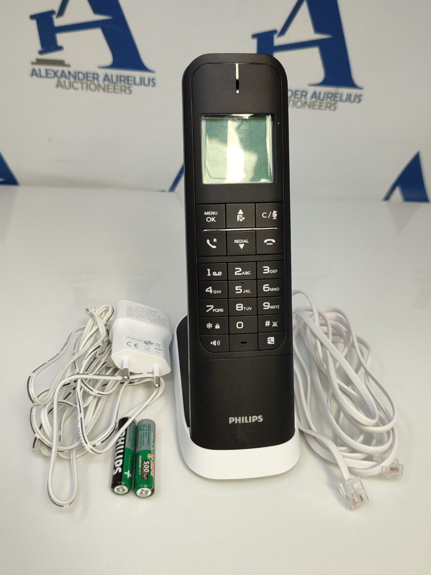 Philips DECT M4701W/12 - Cordless DECT Fixed telephone, 4.6 cm Display, LCD Screen, Ba - Image 2 of 2