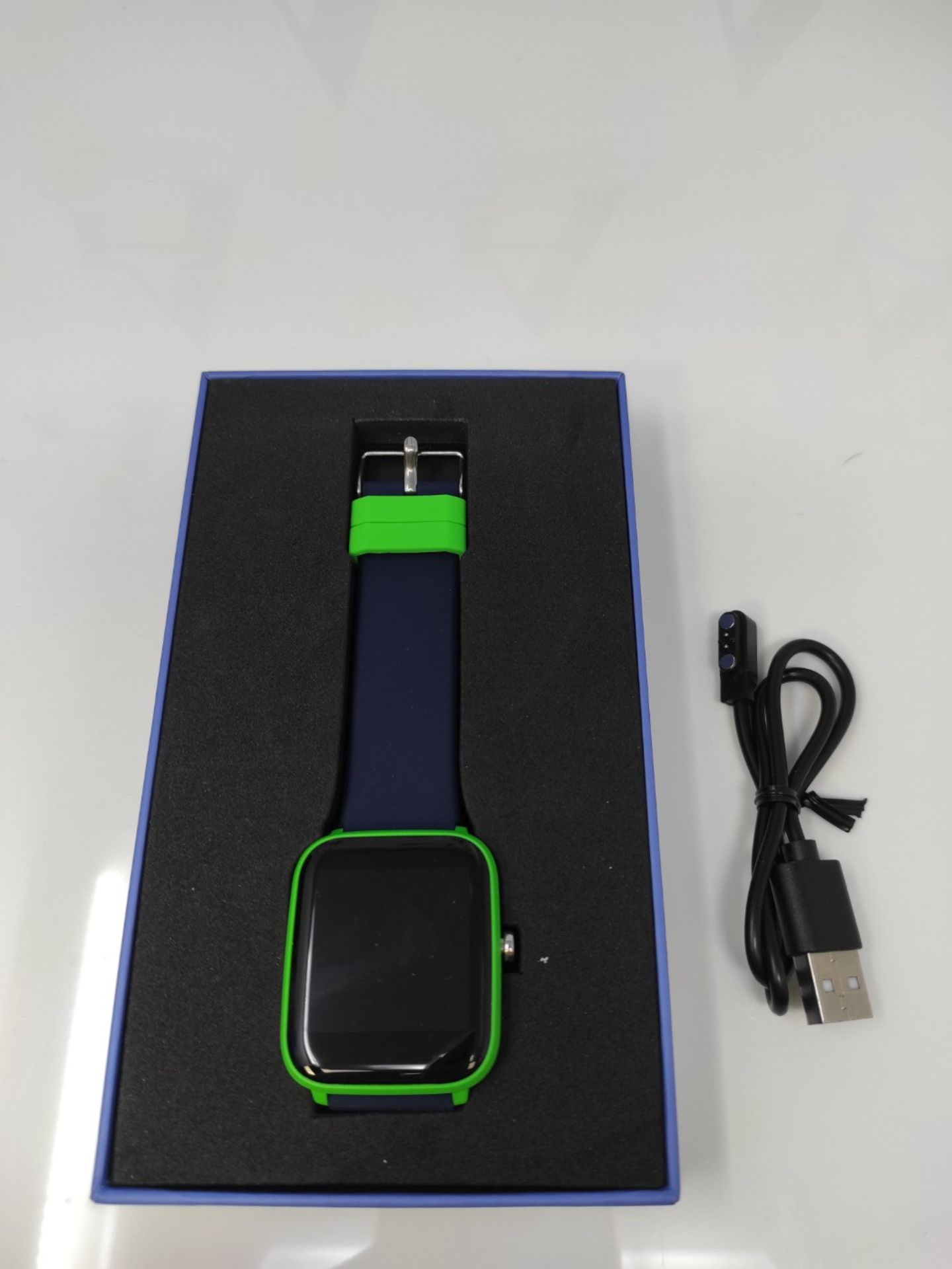 RRP £59.00 ICE-WATCH - Ice Smart Green Blue - Green Connected Watch for Boys with Silicone Strap - Bild 3 aus 3