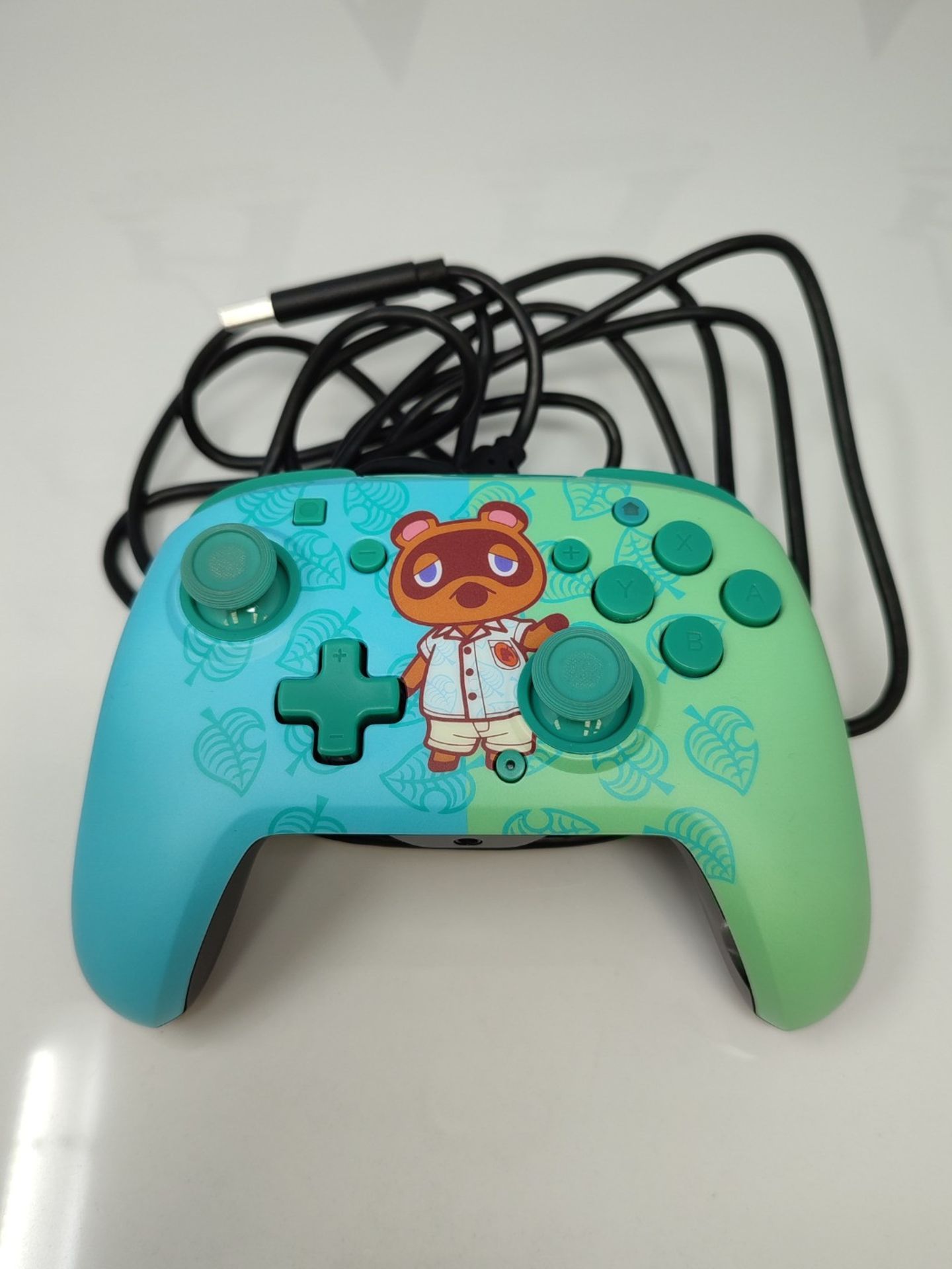 Pdp Gaming Faceoff deluxe+ Wired Switch Pro Controller - Animal Crossing - Tom Nook - - Image 3 of 3