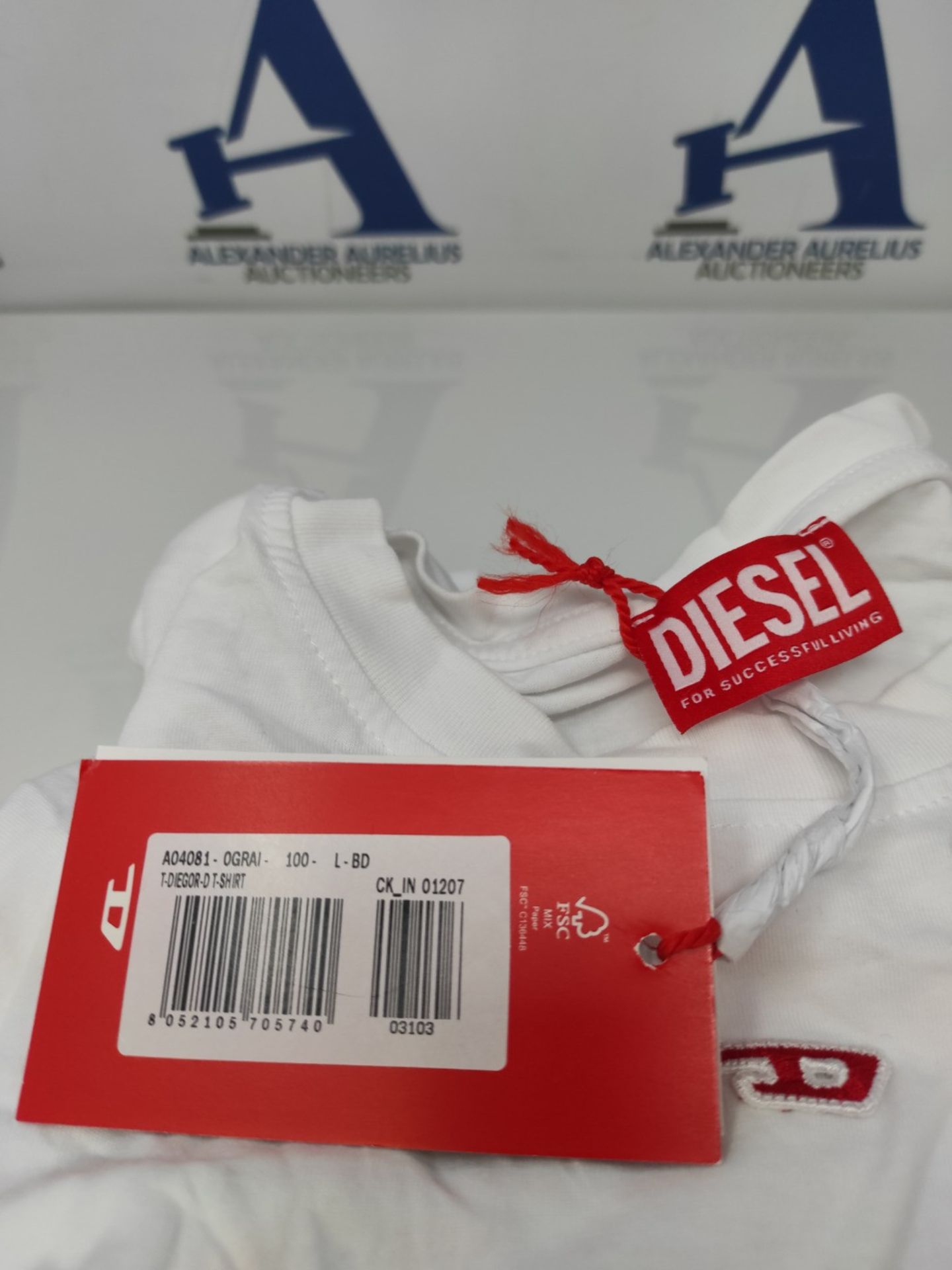 Diesel Men's T-diegor-d T Shirt, 100-0 Degree, L EU - Image 3 of 3