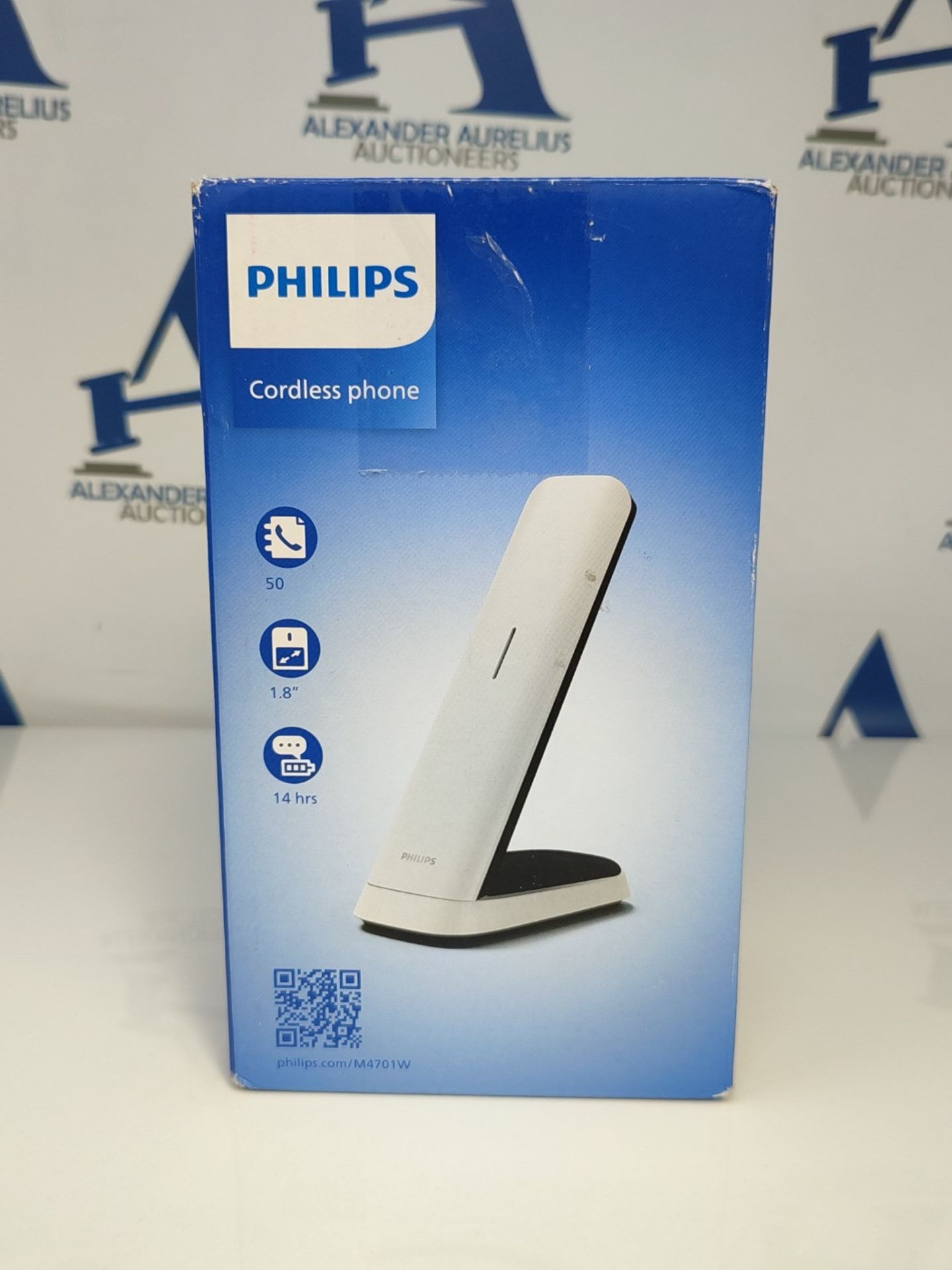 Philips DECT M4701W/12 - Cordless DECT Fixed telephone, 4.6 cm Display, LCD Screen, Ba
