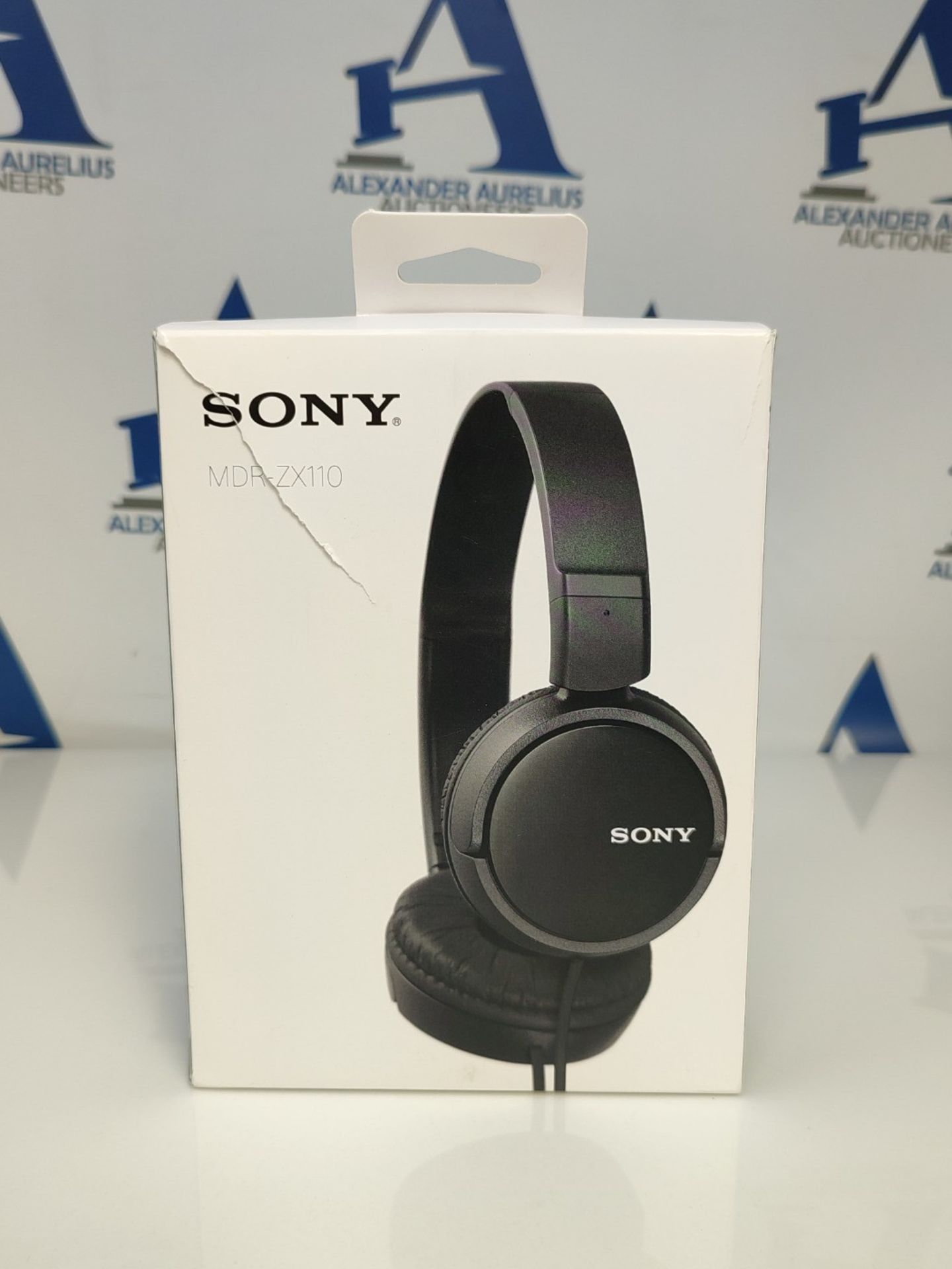 Sony MDR-ZX110 foldable headband headphones, black, 25 - Image 2 of 3