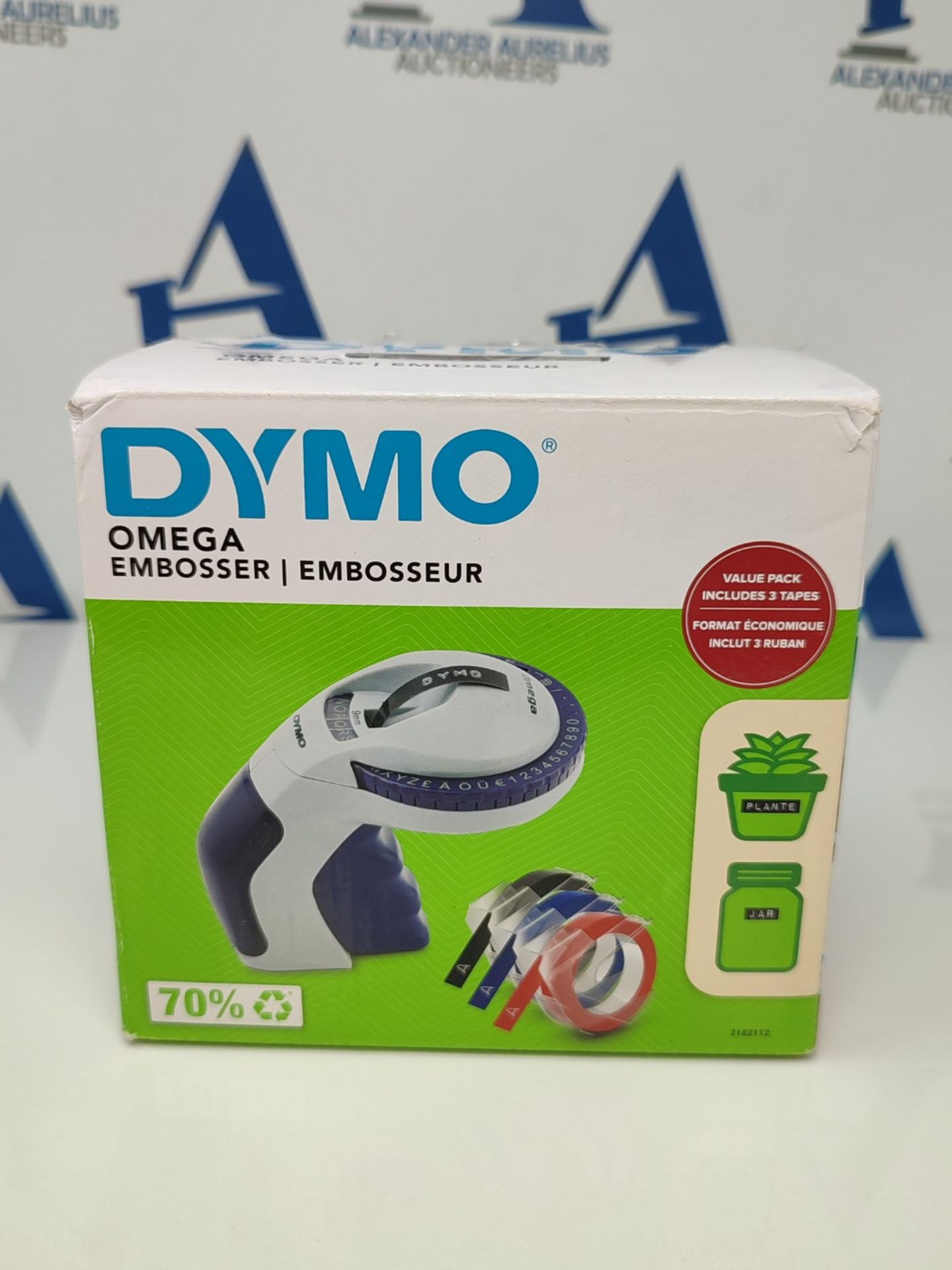 DYMO Embossing device with 3 embossing tapes | Omega labeling device starter set | sma - Image 2 of 3